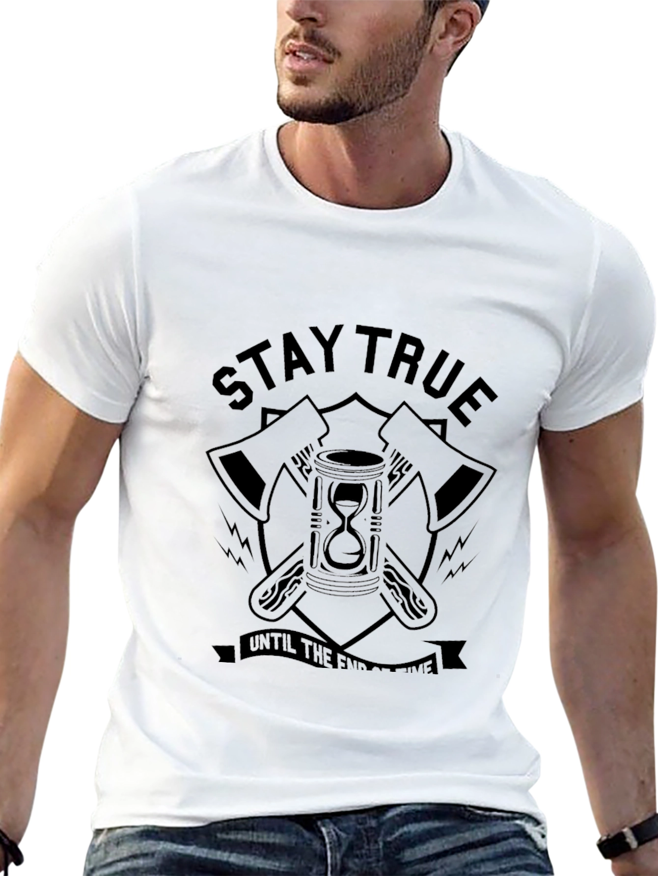 Stay True Graphic Tee - Timeless Style