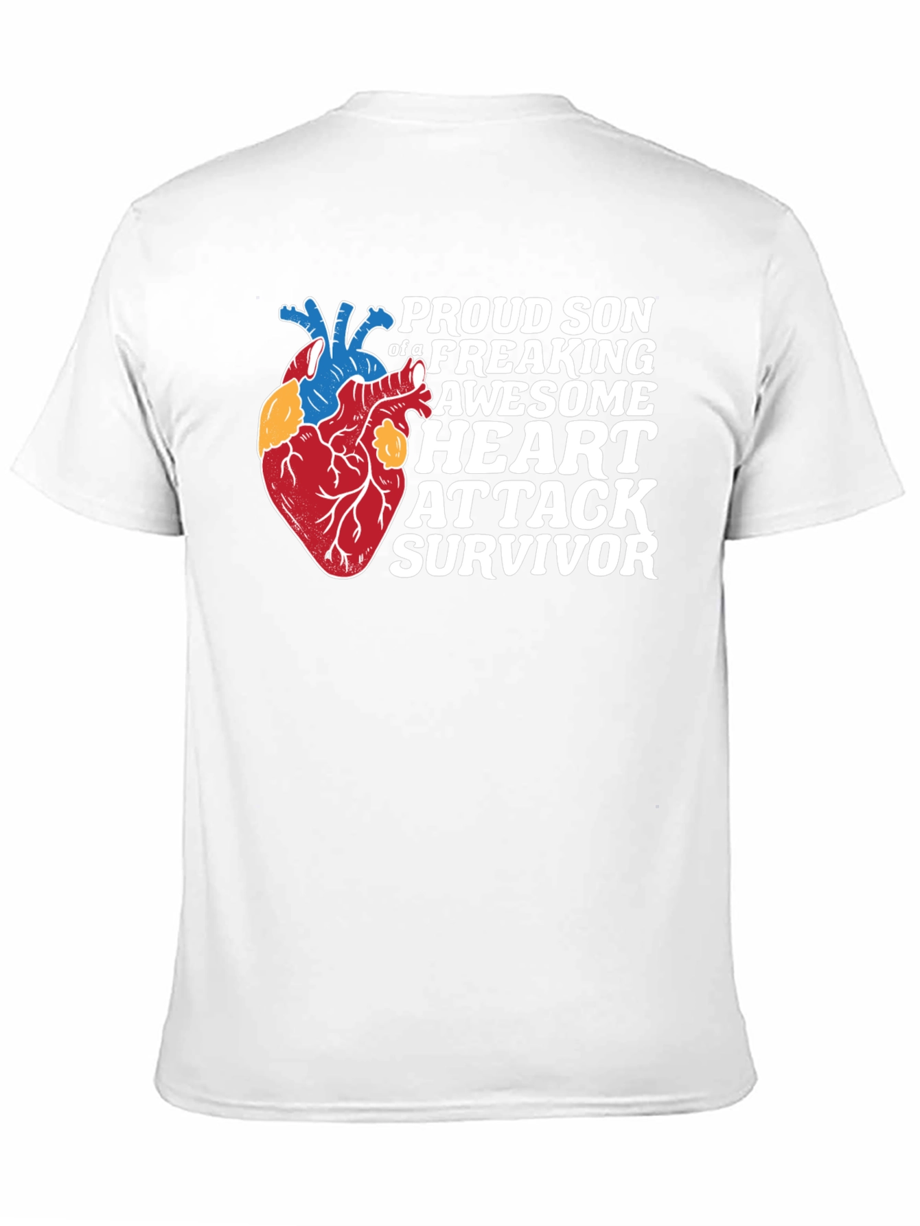 Proud Son Heart Attack Survivor Graphic Tee