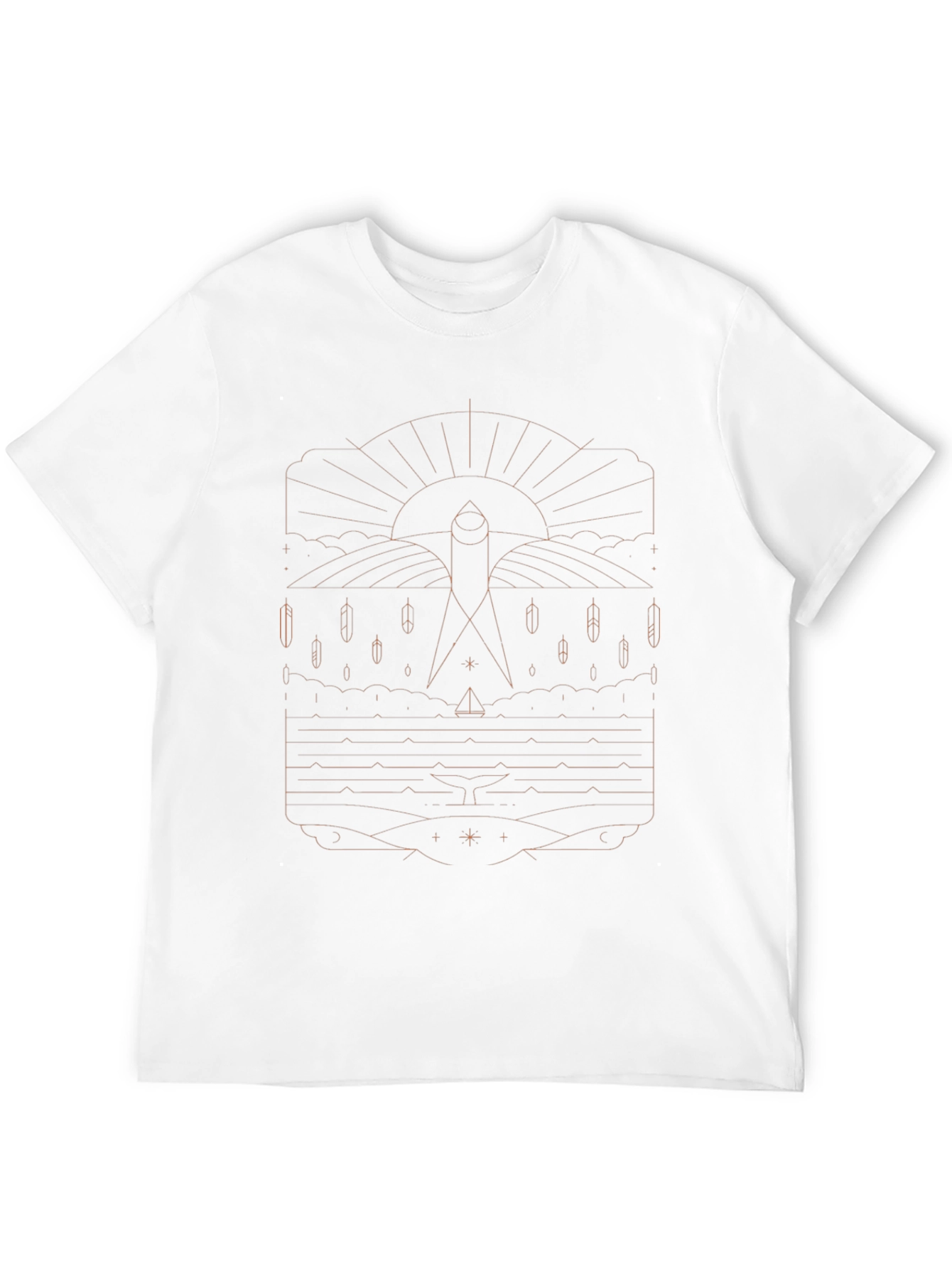 Whale Tail T-Shirt - Black Graphic Tee