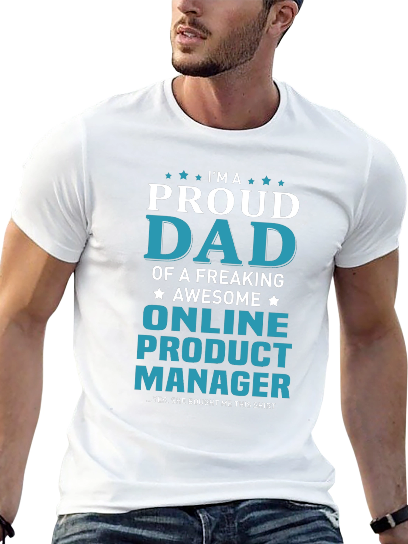 Proud Dad Online Product Manager T-Shirt