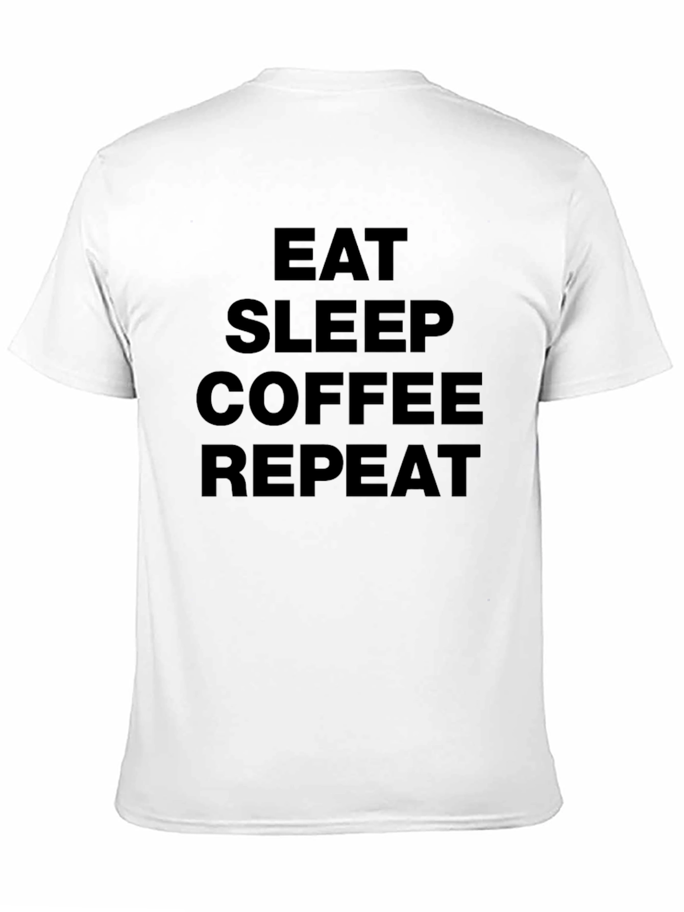 Eat Sleep Coffee Repeat Black T-Shirt