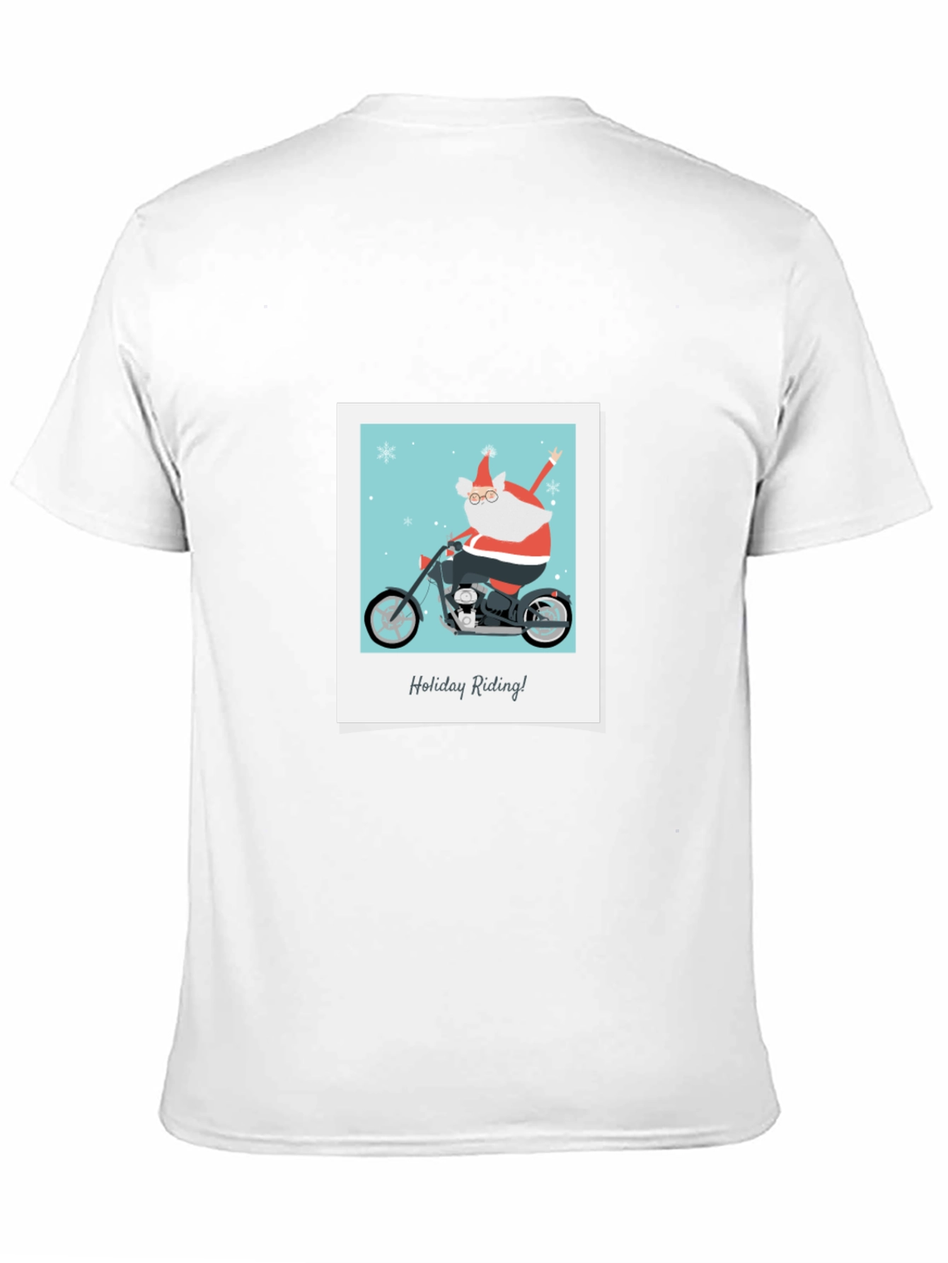 Holiday Riding Santa T-Shirt