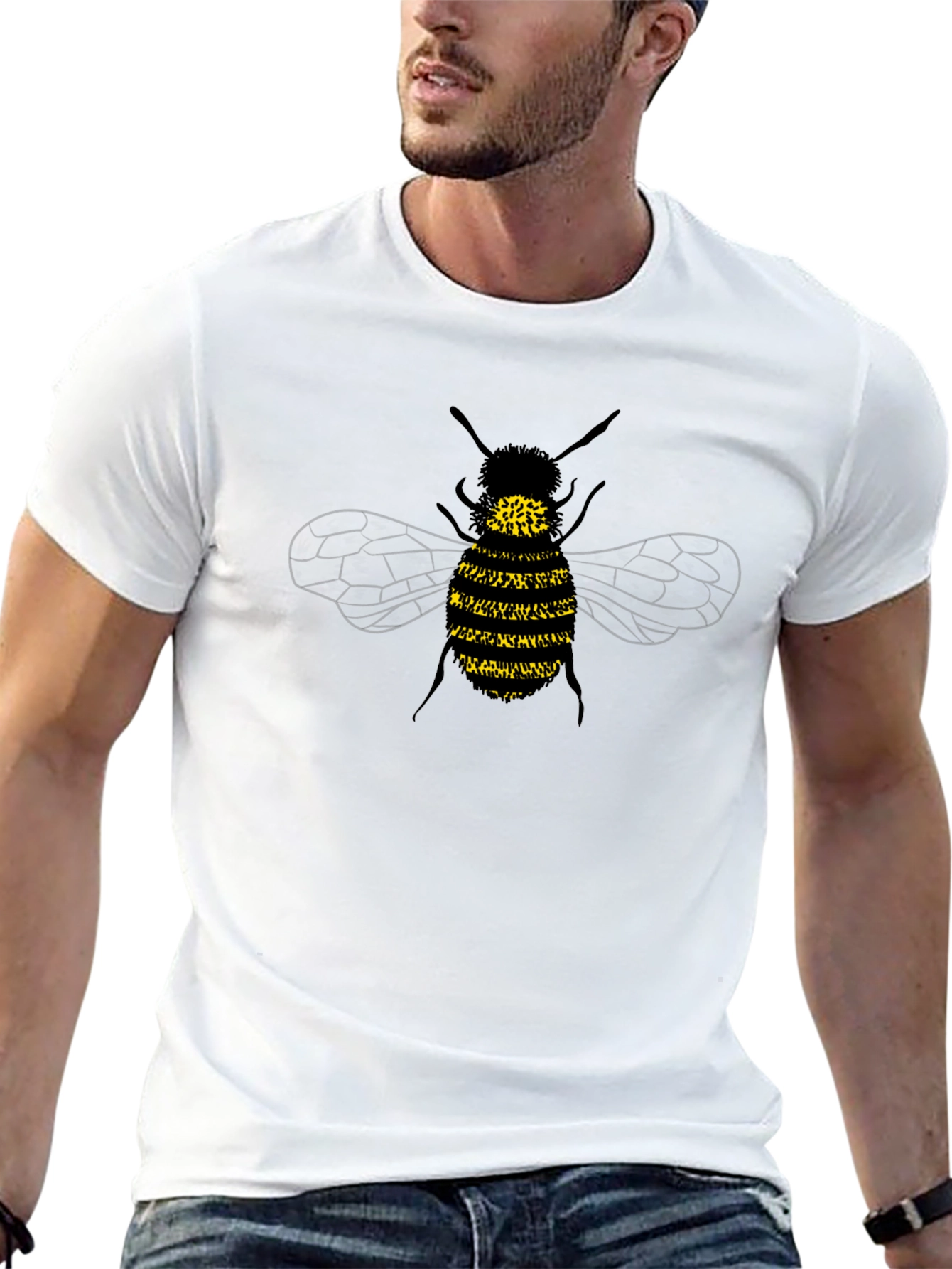 Bumble Bee Graphic T-Shirt - Black