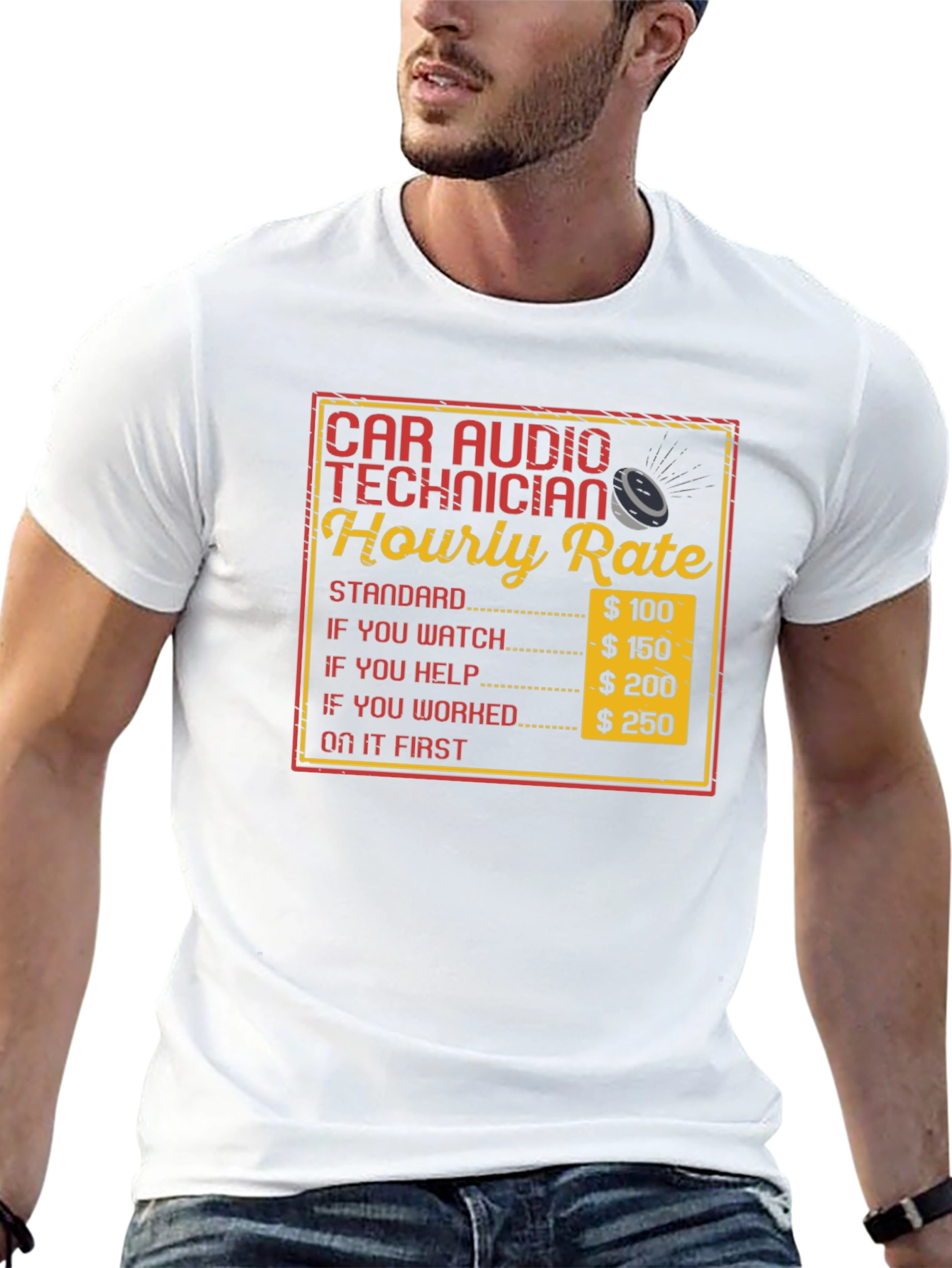 Car Audio Technician Hourly Rate T-Shirt