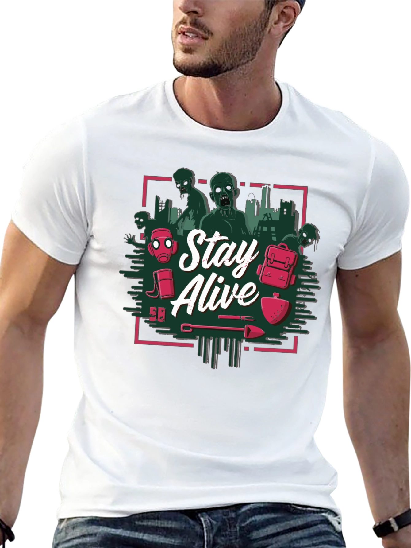 Stay Alive Zombie Apocalypse T-Shirt
