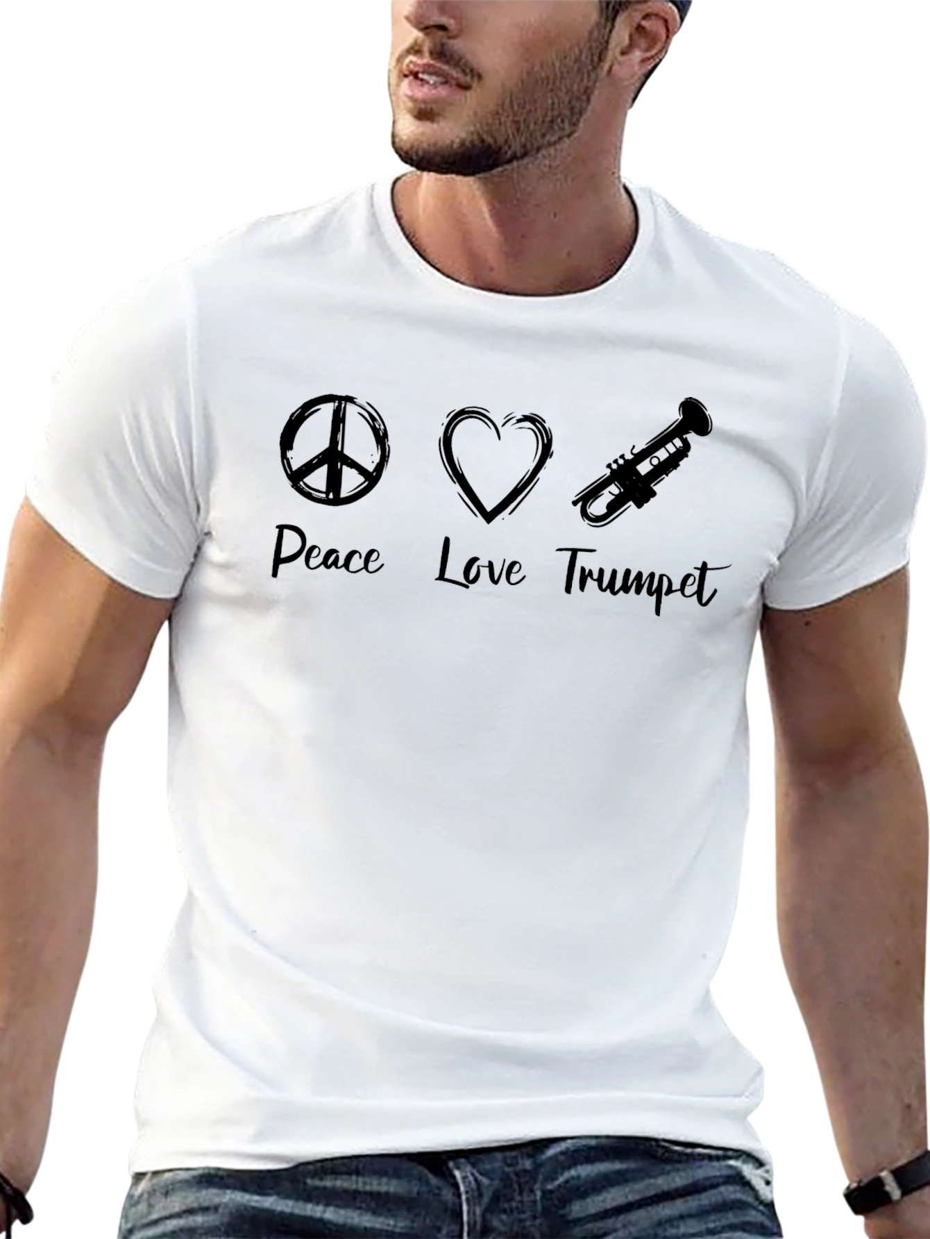 Peace Love Trumpet T-Shirt