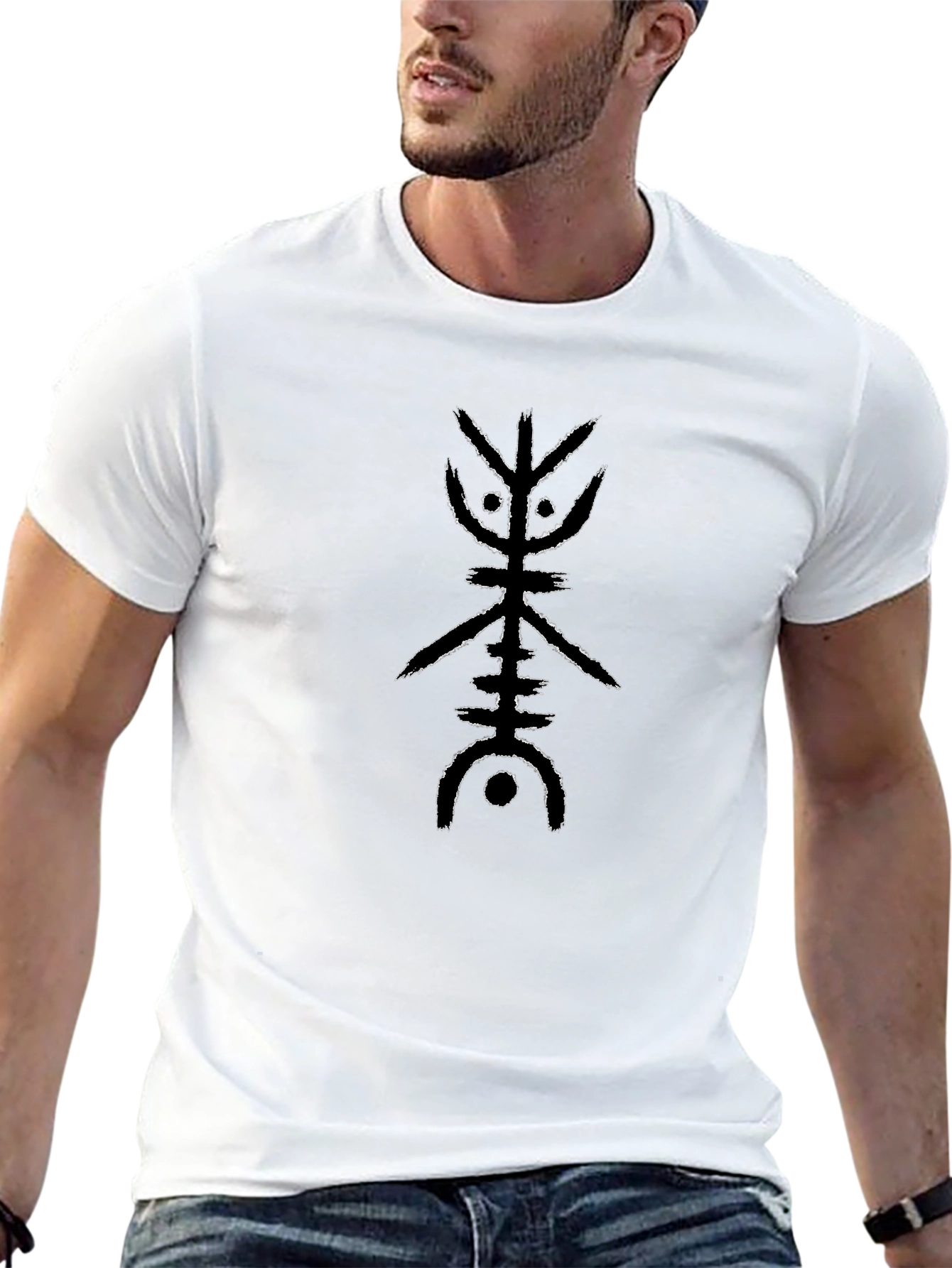 Mystic Sigil Graphic Tee - Black