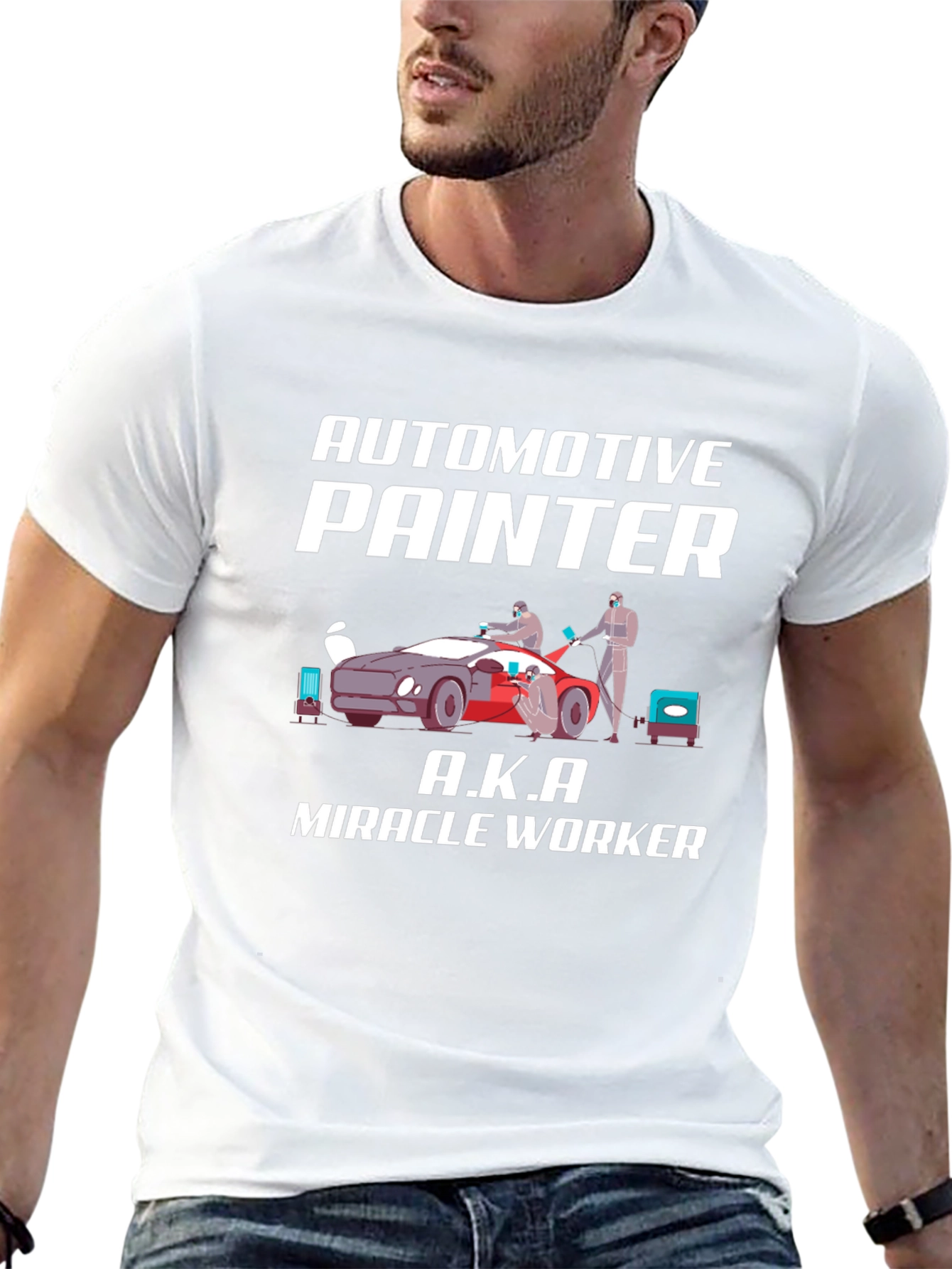 Automotive Painter T-Shirt - Miracle Worker Tee