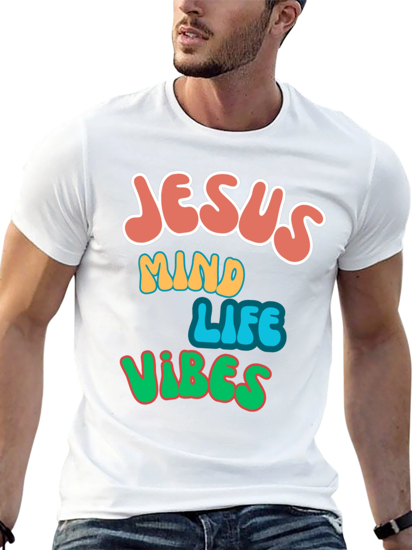 Jesus Mind Life Vibes Graphic Tee