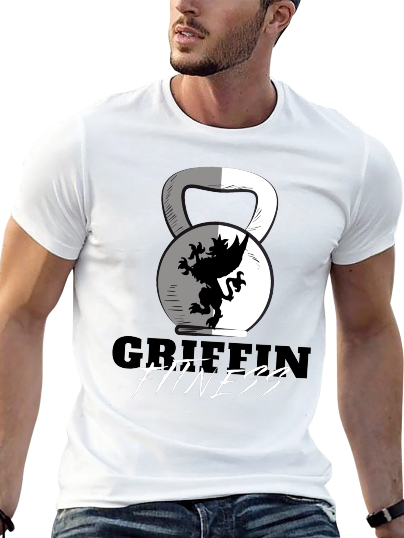 Griffin Fitness Black T-Shirt