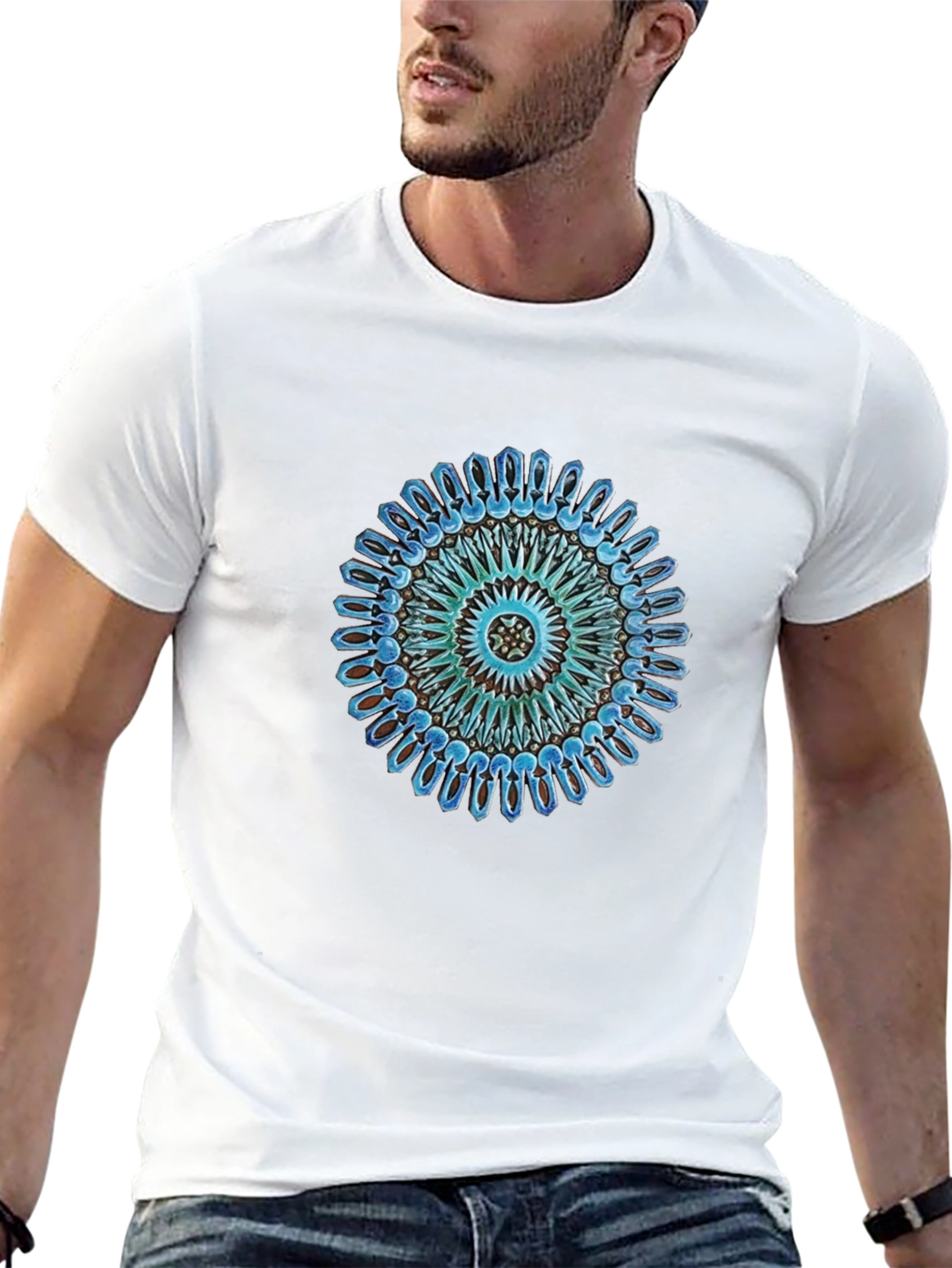 Mandala Graphic Print T-Shirt