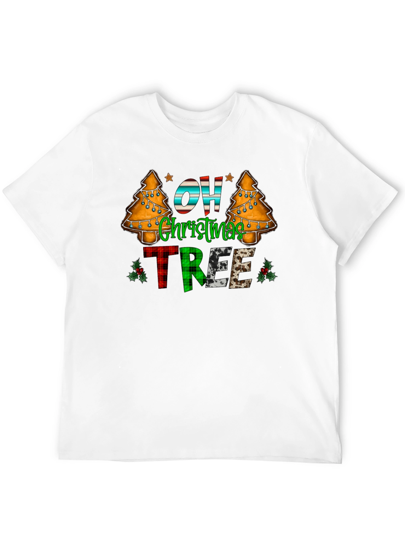 Festive Oh Christmas Tree Graphic Tee