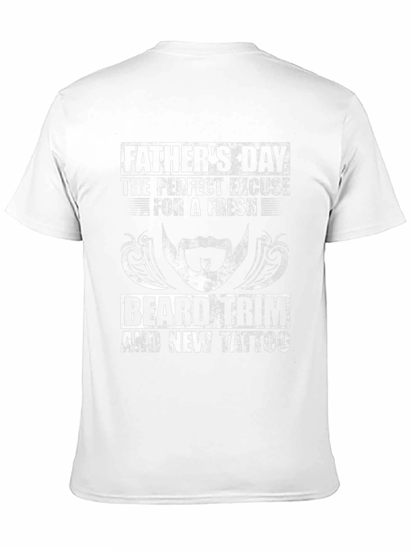 Fathers Day Beard Trim Tattoo T-Shirt