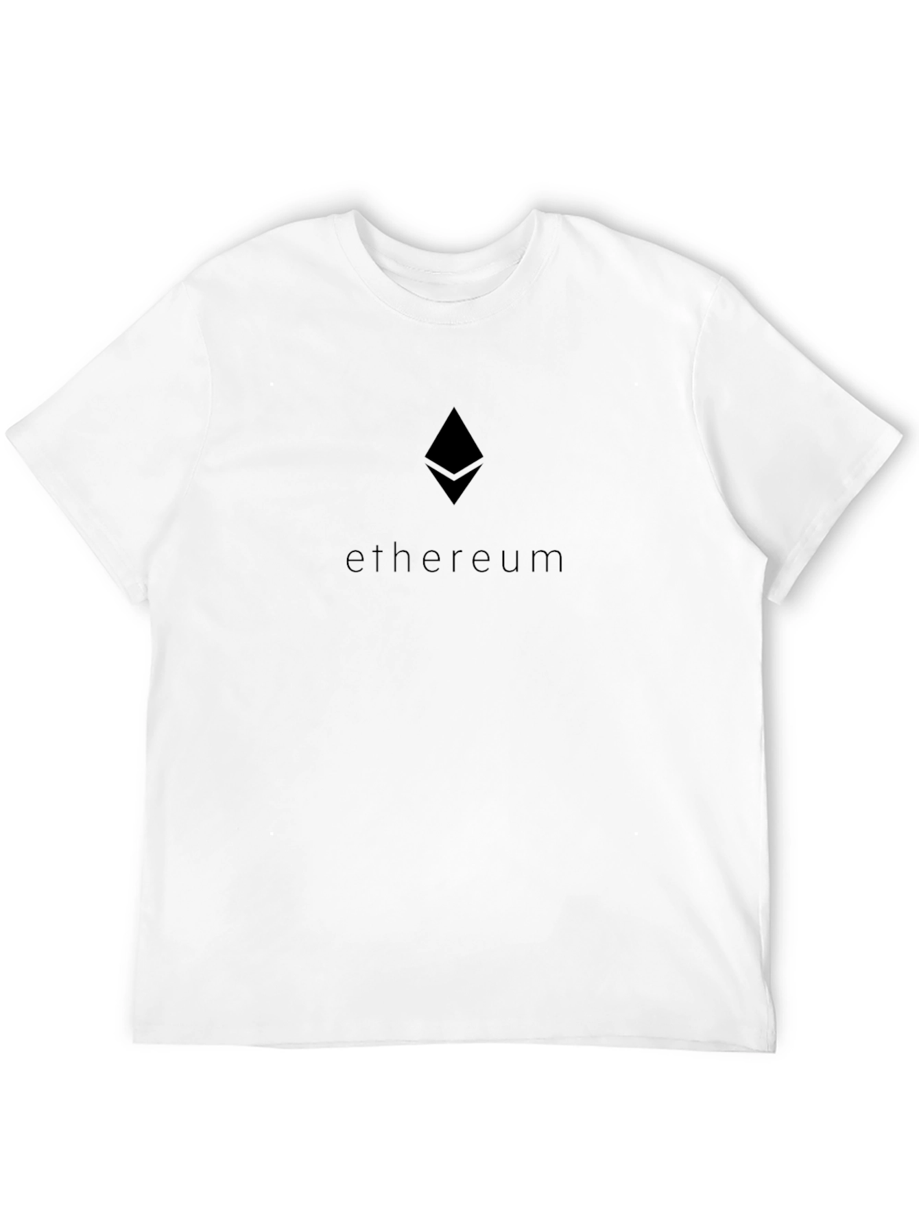 Ethereum Logo Black T-Shirt - Crypto Fashion