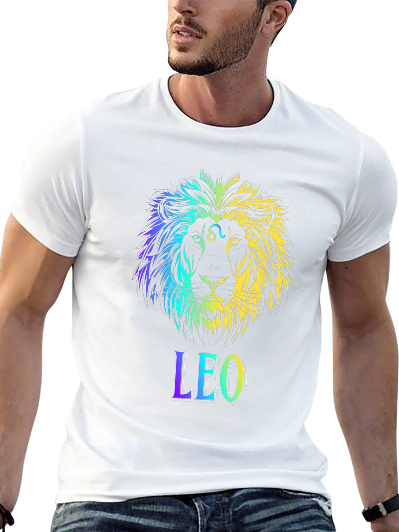 Leo Zodiac Lion Graphic T-Shirt