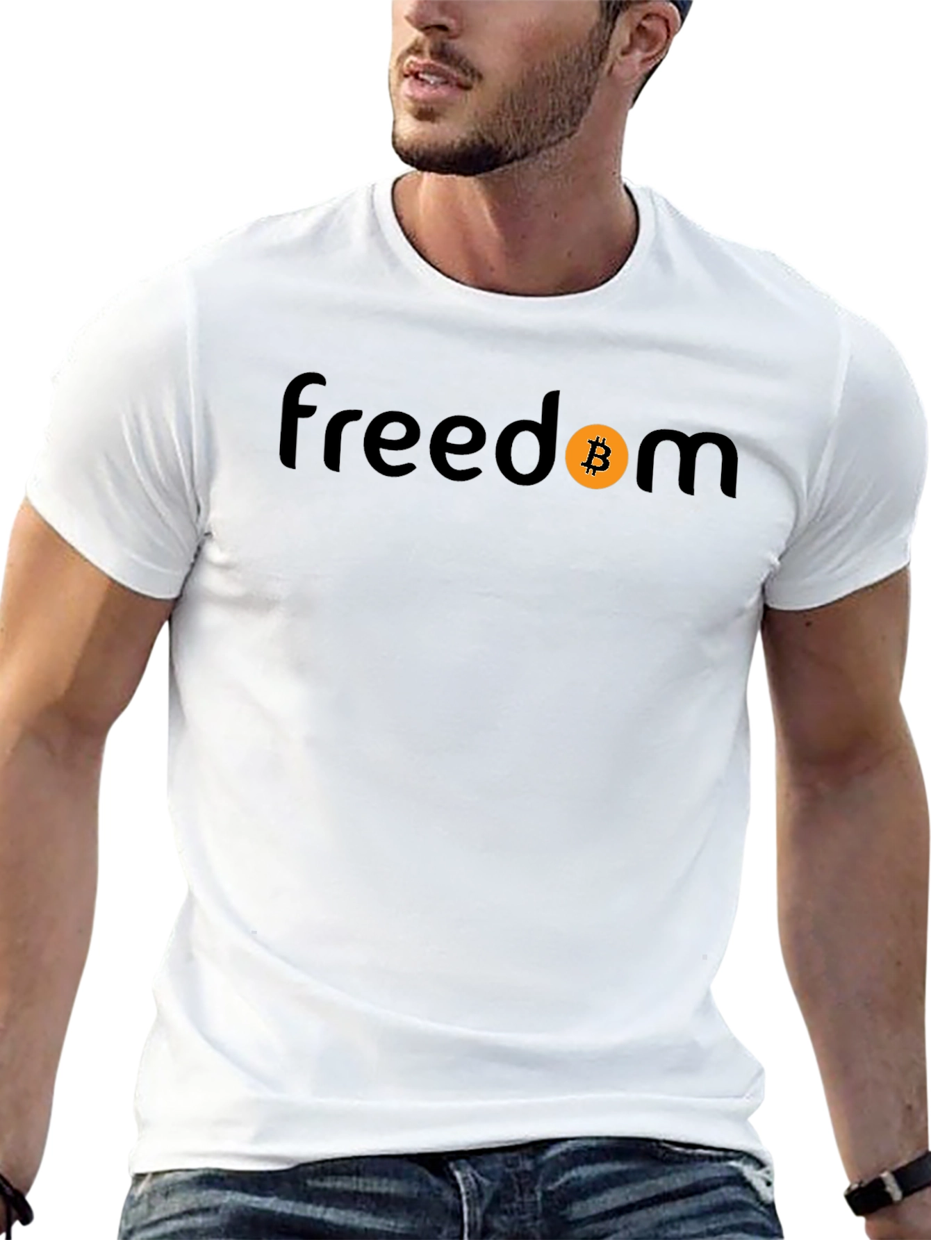 Bitcoin Freedom Black T-Shirt