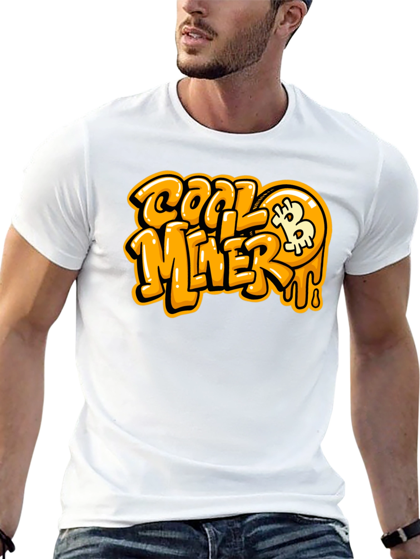 Cool Miner Bitcoin Black T-Shirt