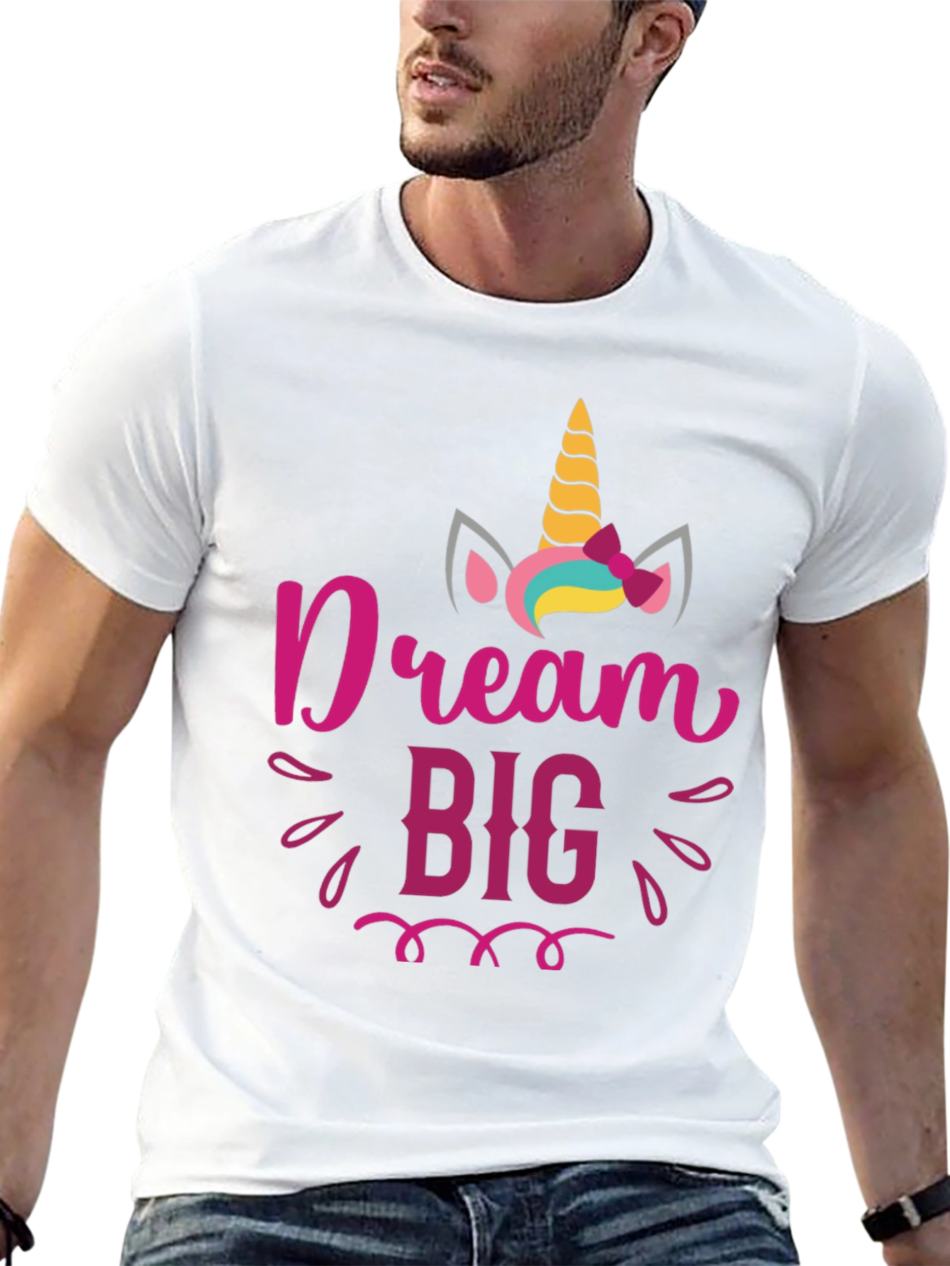 Dream Big Unicorn Graphic Tee