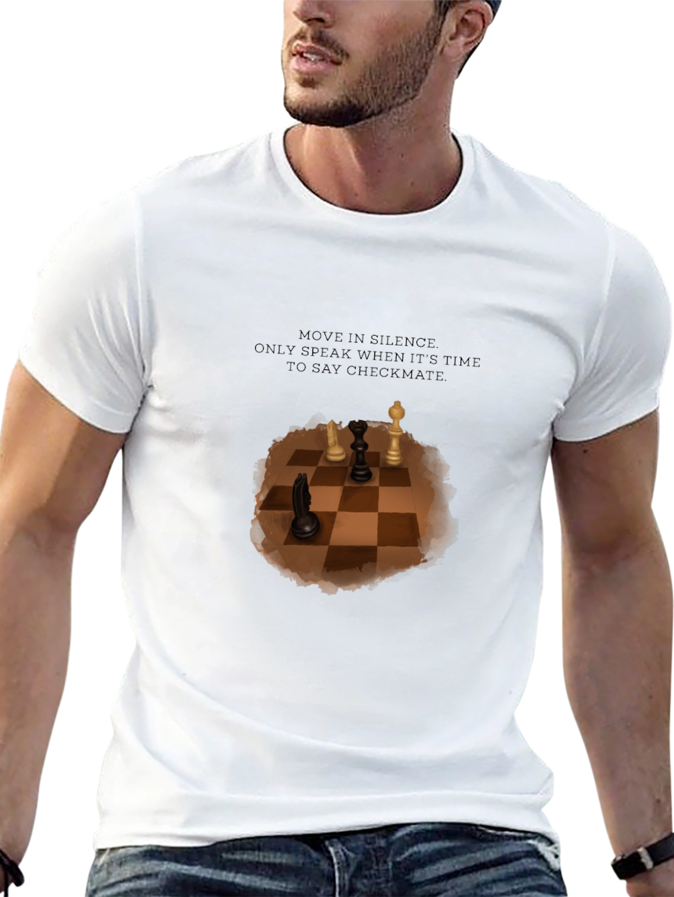 Chess Master T-Shirt - Move in Silence