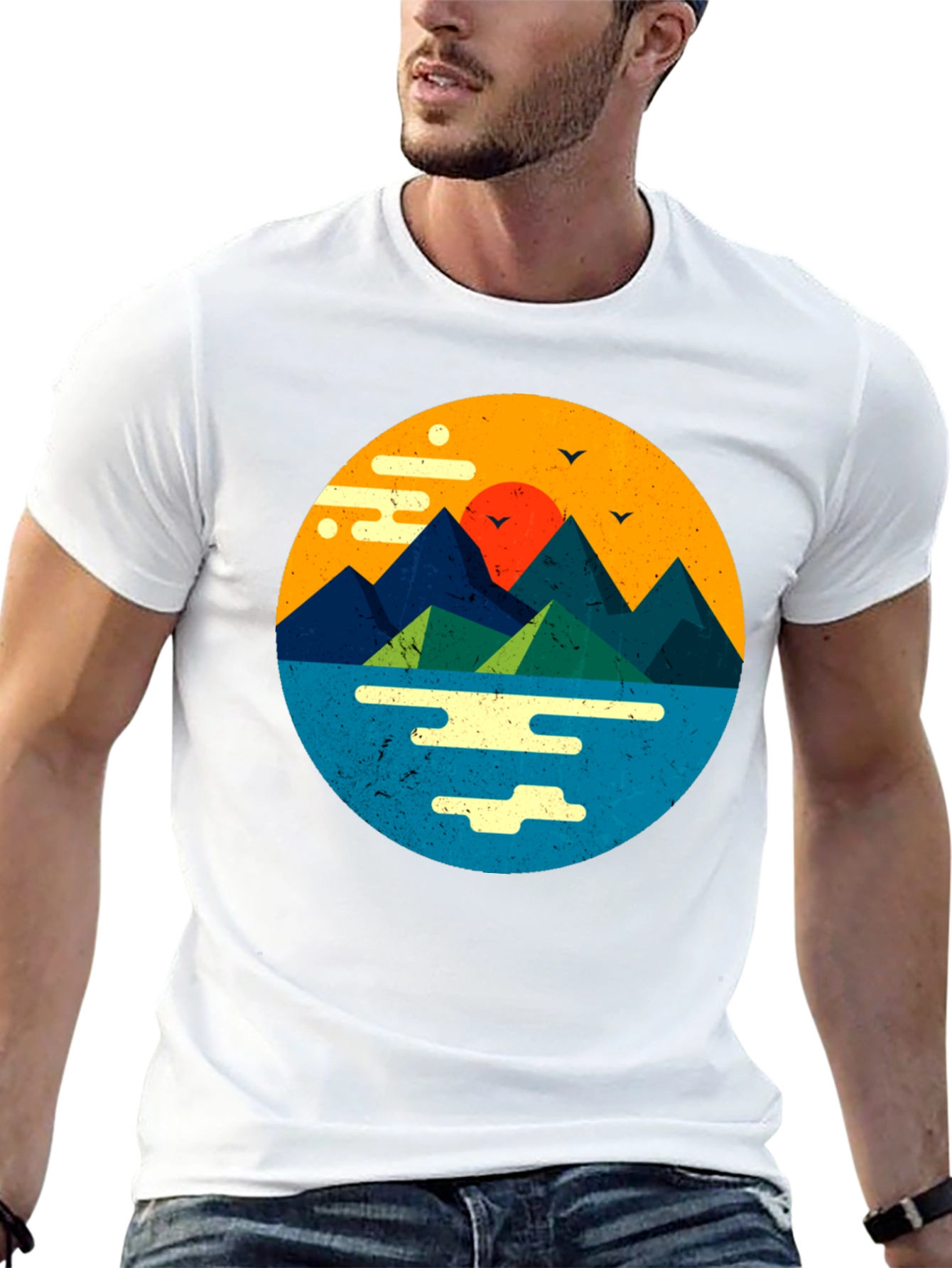 Mountain & Lake Graphic Tee