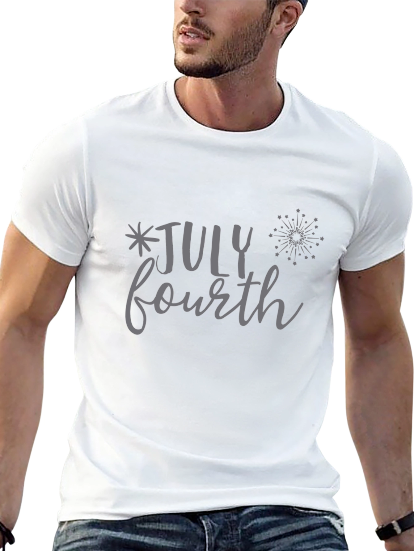 July Fourth Graphic Tee - Black