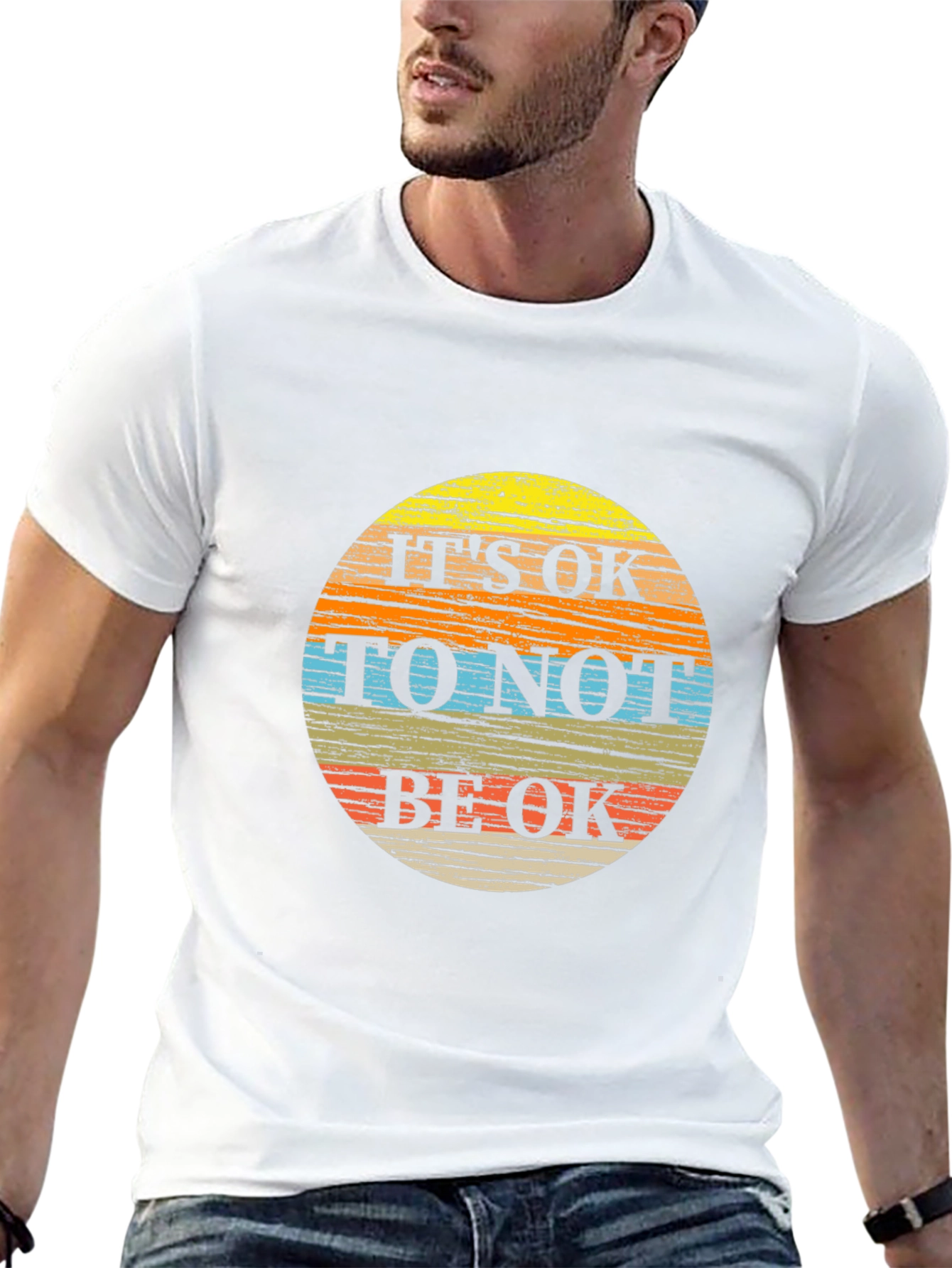Its OK To Not Be OK T-Shirt - Black