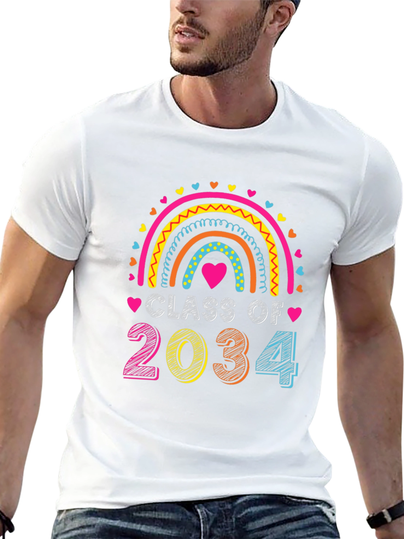 Class of 2034 Rainbow T-Shirt