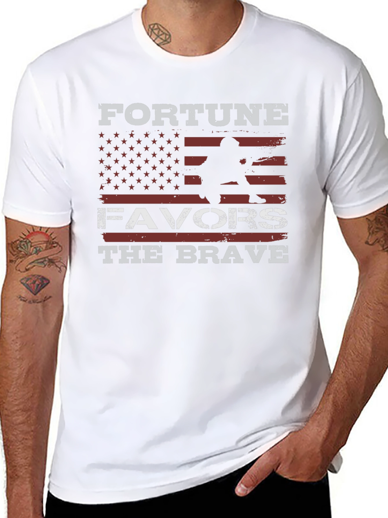 Fortune Favors The Brave Graphic Tee