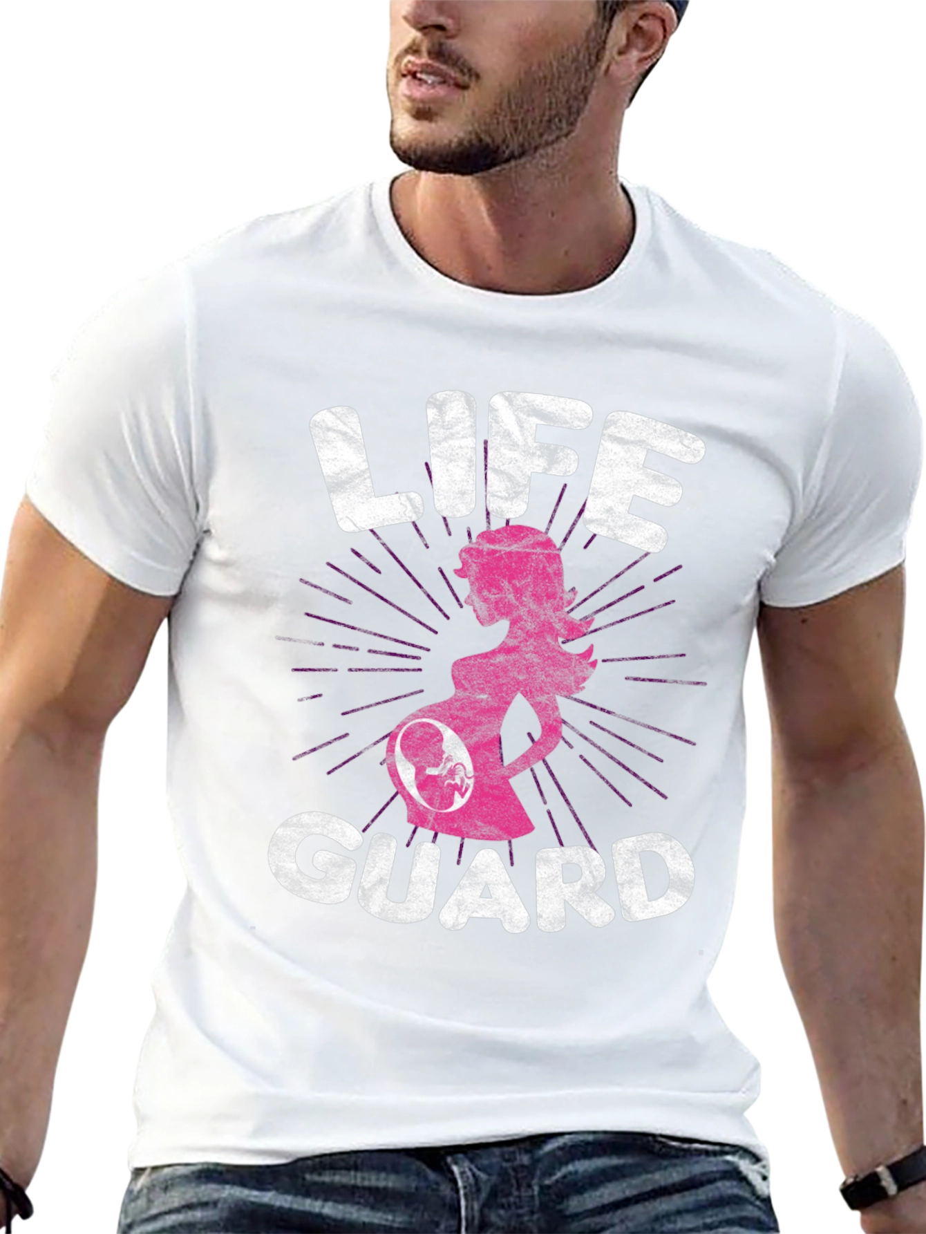 Life Guard Pregnancy T-Shirt - Expecting Mom Tee