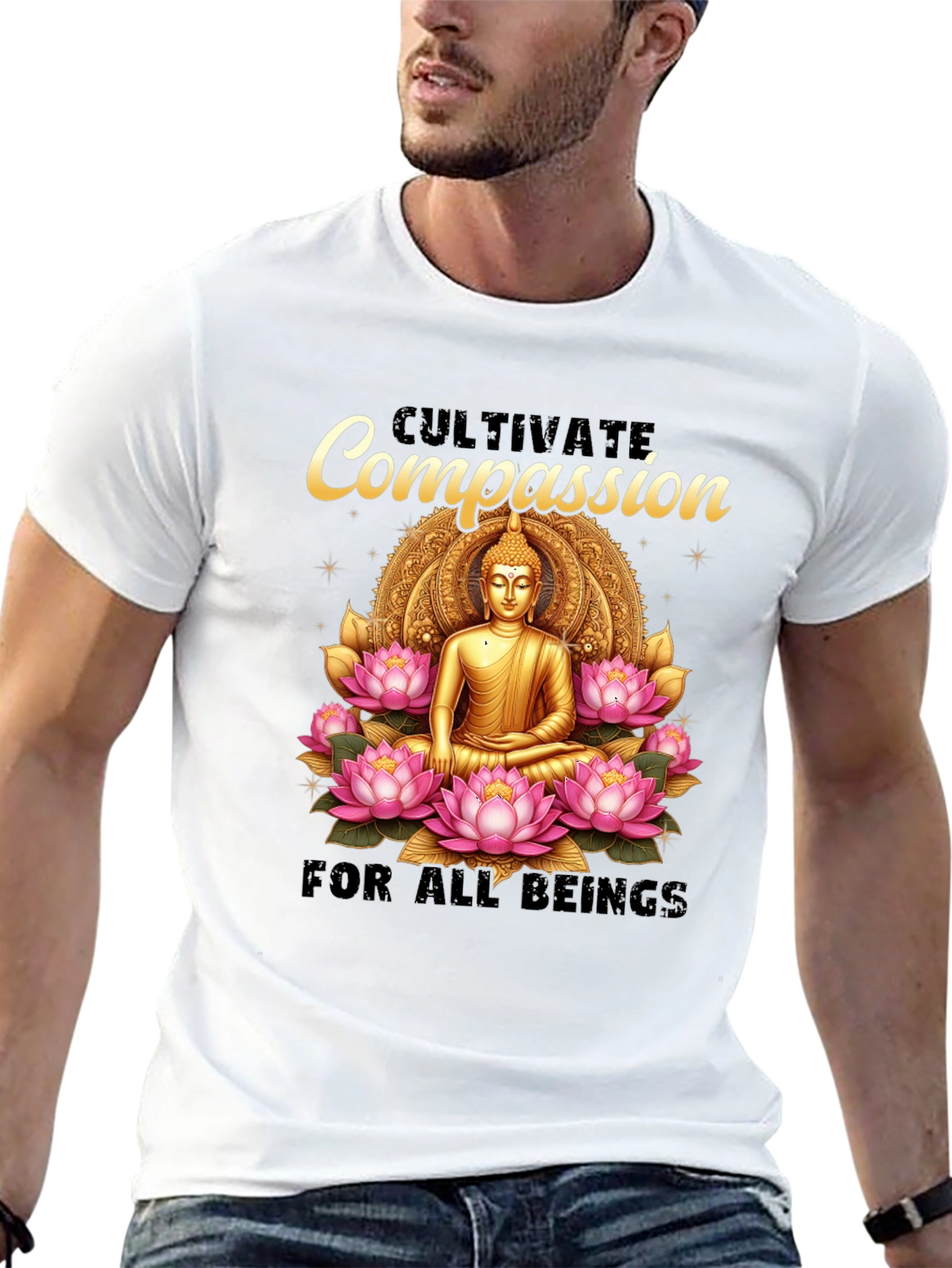 Cultivate Compassion Buddha Graphic Tee