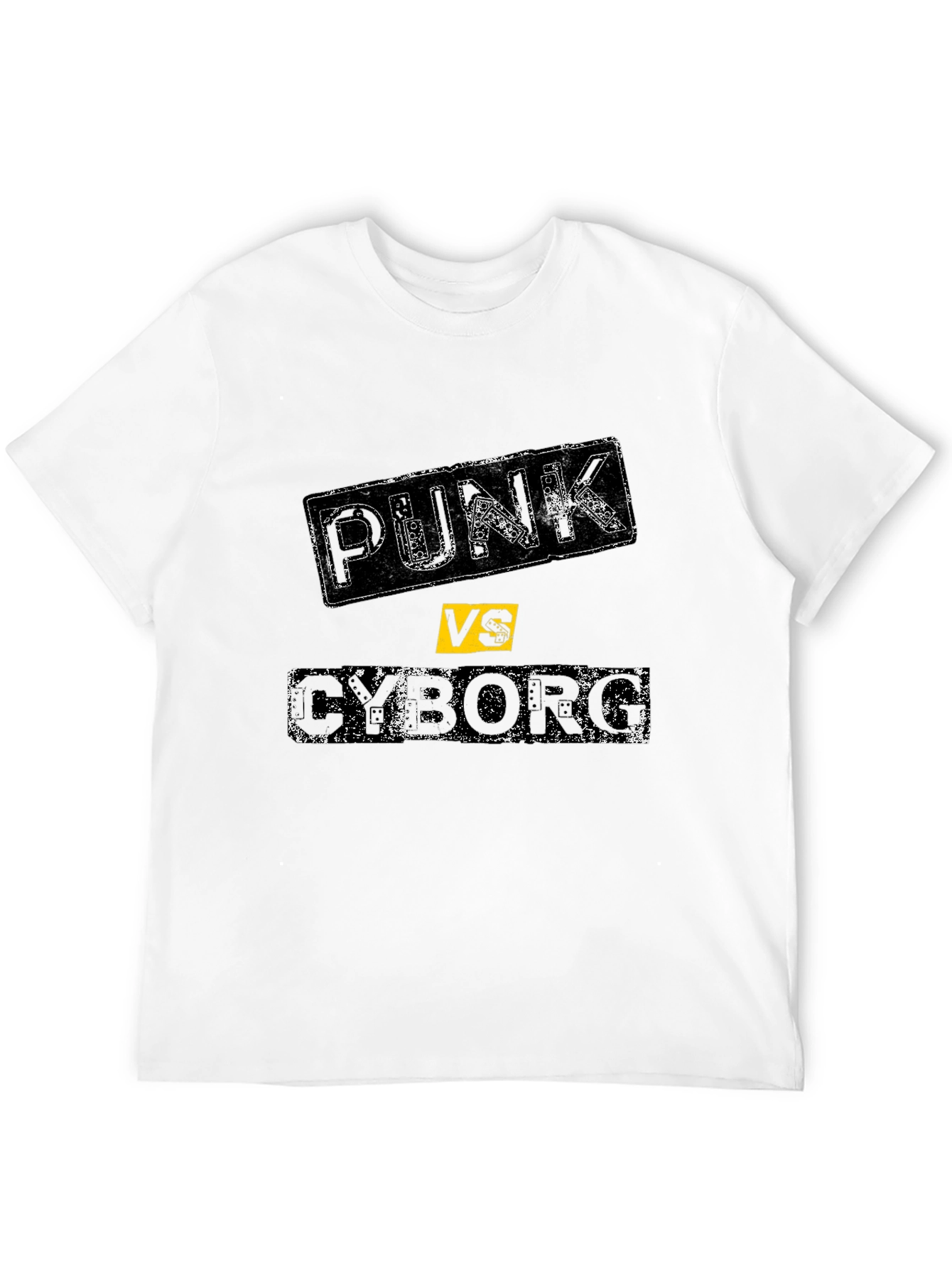 Punk vs Cyborg Graphic T-Shirt