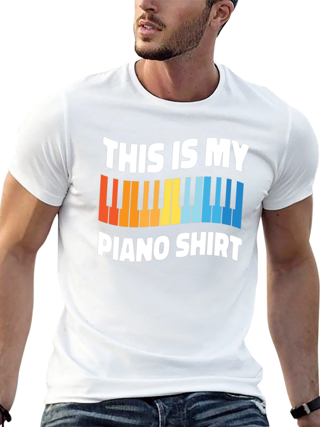This Is My Piano Shirt - Musician Graphic Tee
