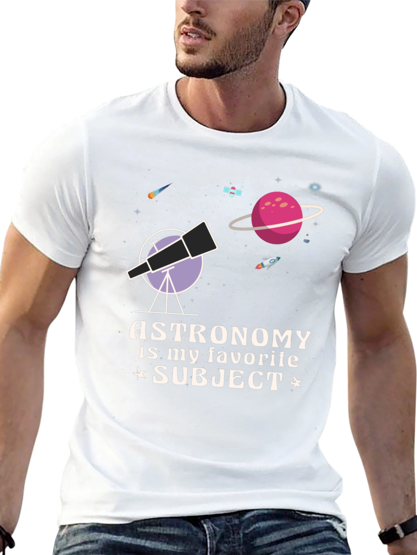 Astronomy Favorite Subject Graphic Tee
