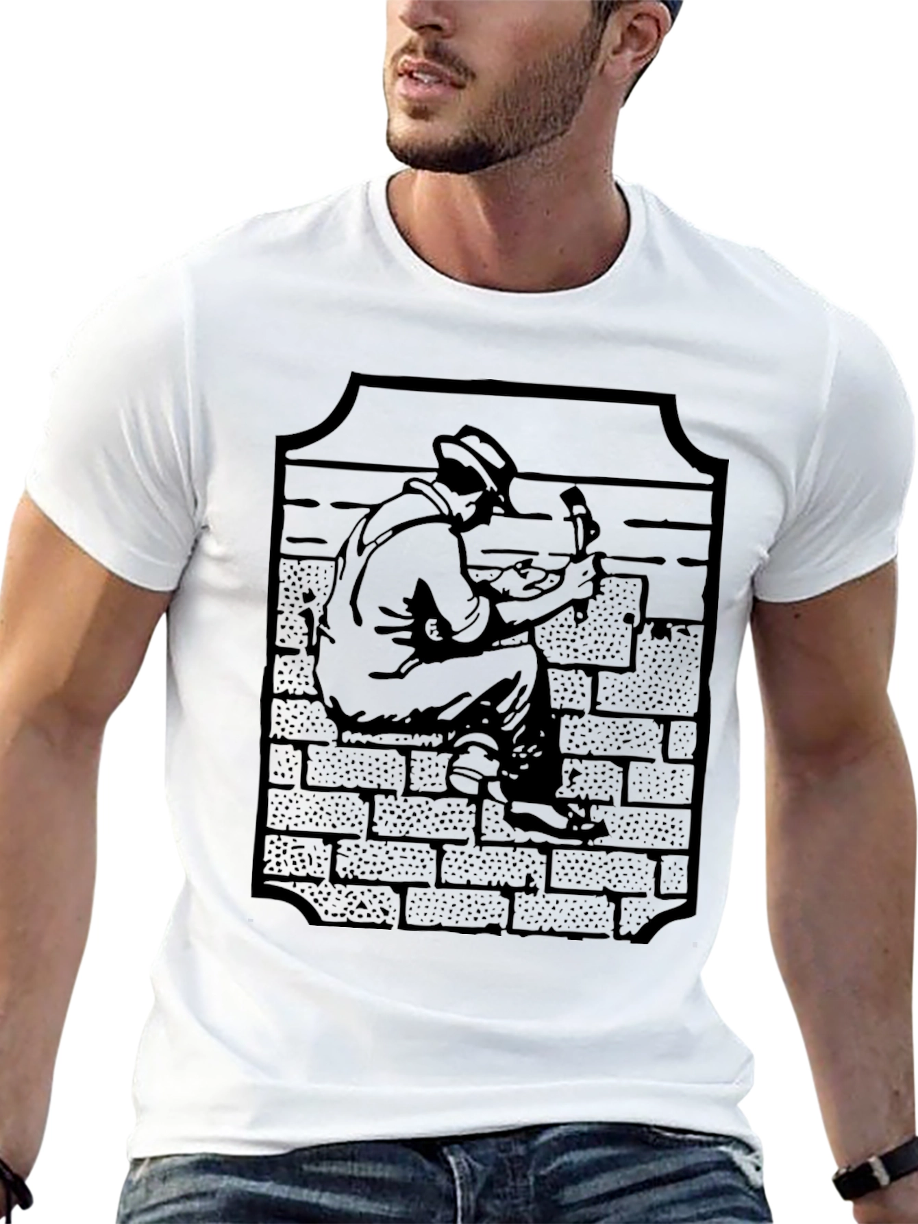 Bricklayer Graphic Tee - Construction Worker T-Shirt