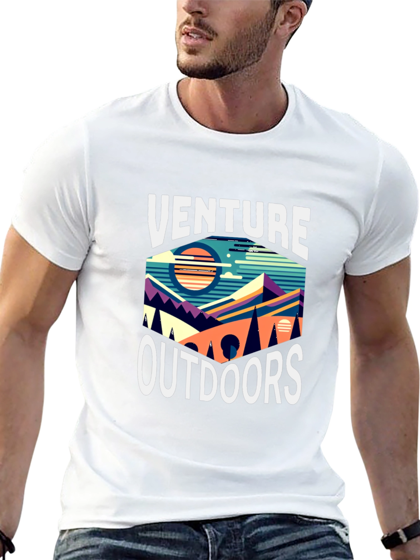 Venture Outdoors Graphic Tee - Black