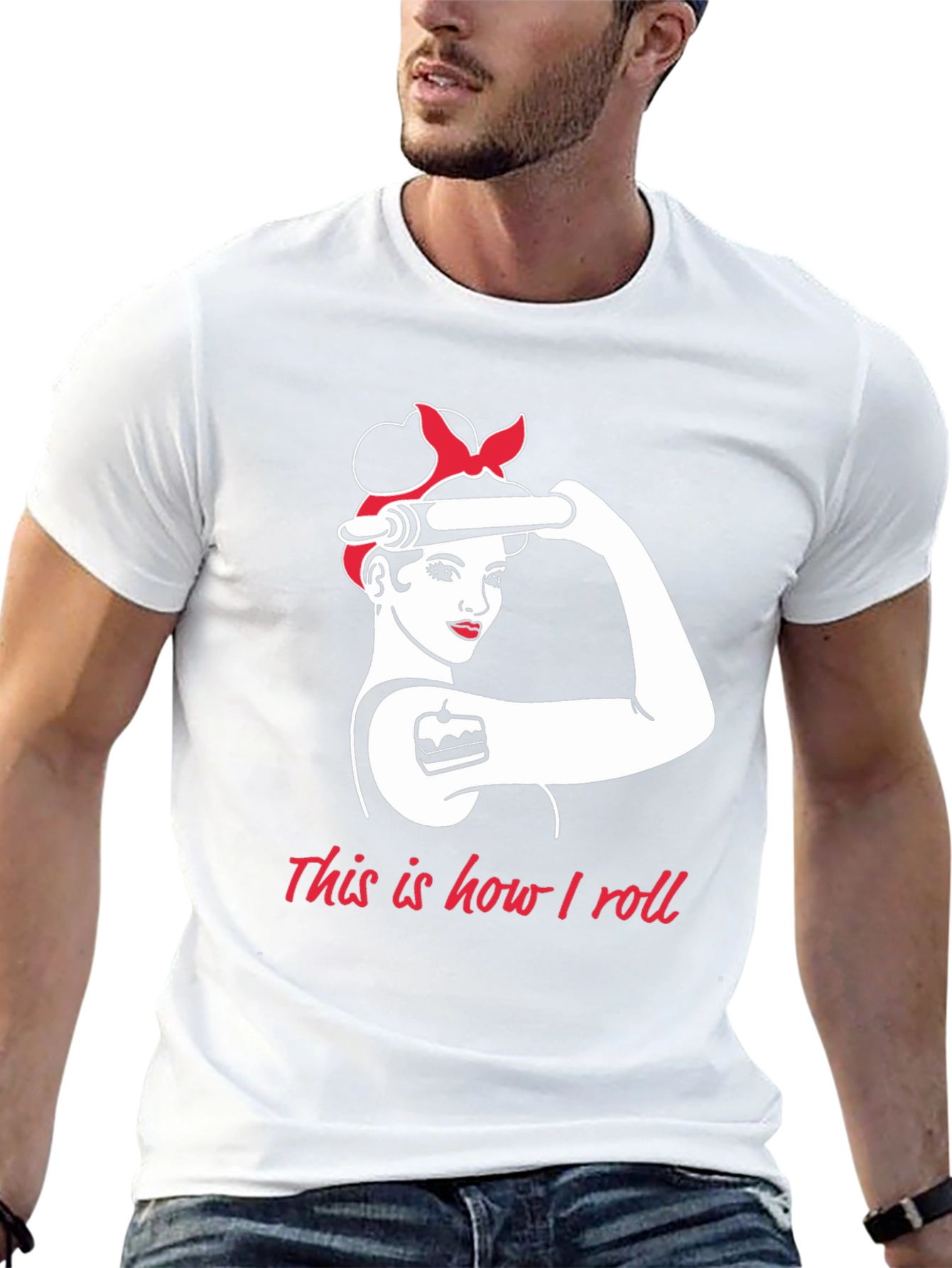 Baker Woman How I Roll Black T-Shirt