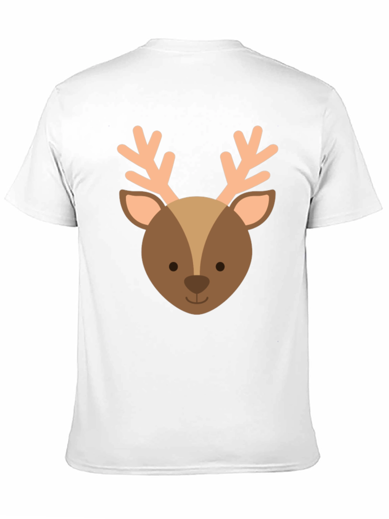 Cute Reindeer Graphic Tee - Holiday Apparel
