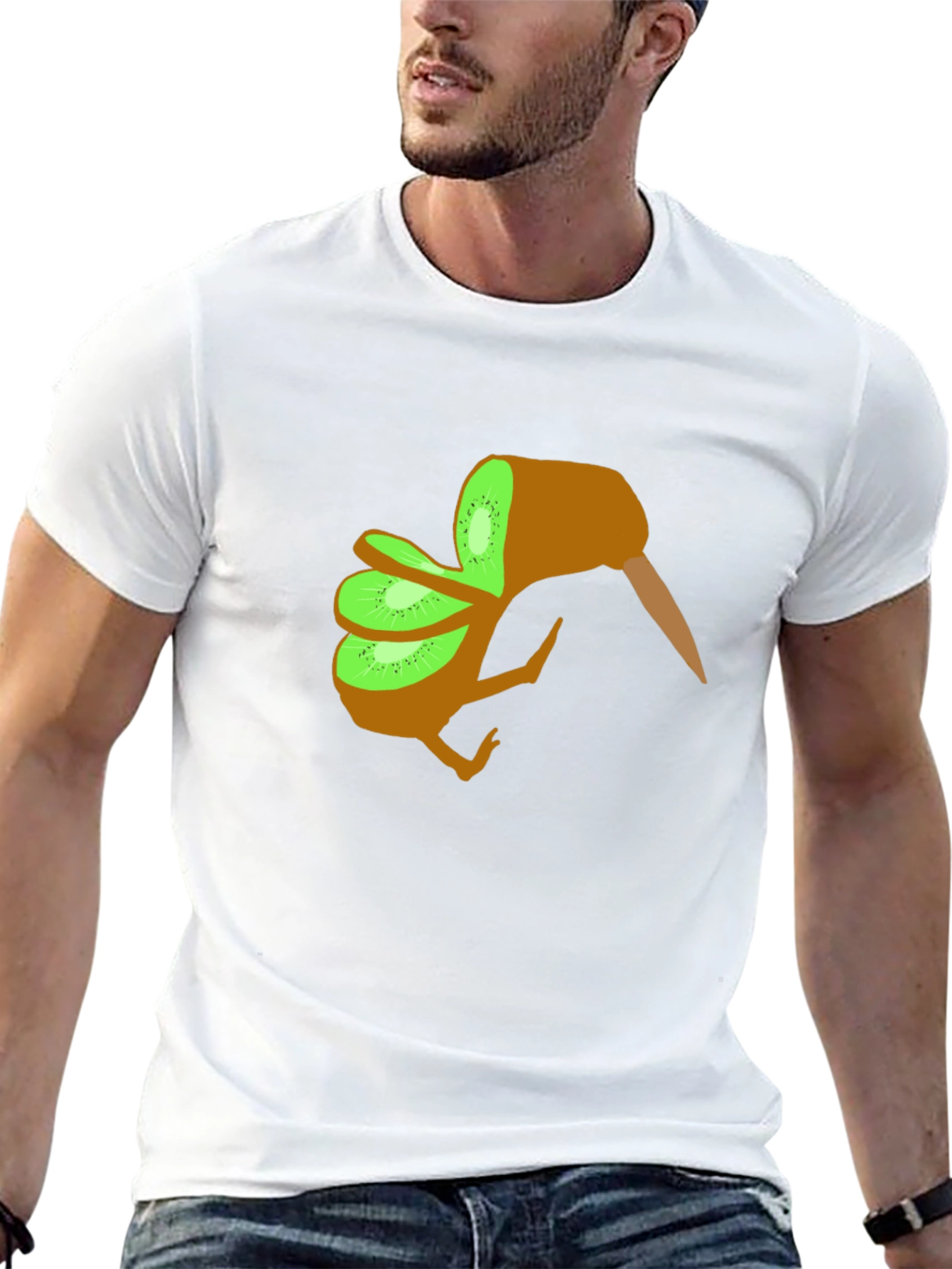 Kiwi Bird Graphic T-Shirt