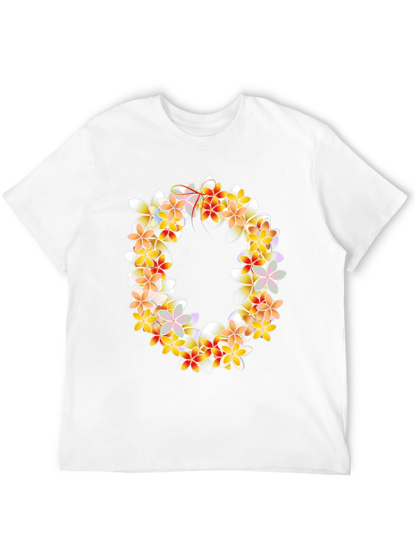 Floral Wreath Graphic Tee - Black T-Shirt