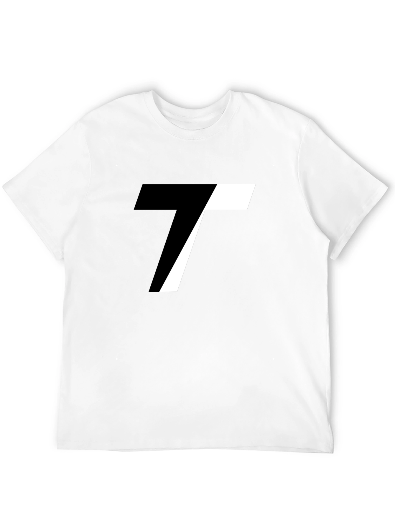 Modern Black T-Shirt with Abstract T Design