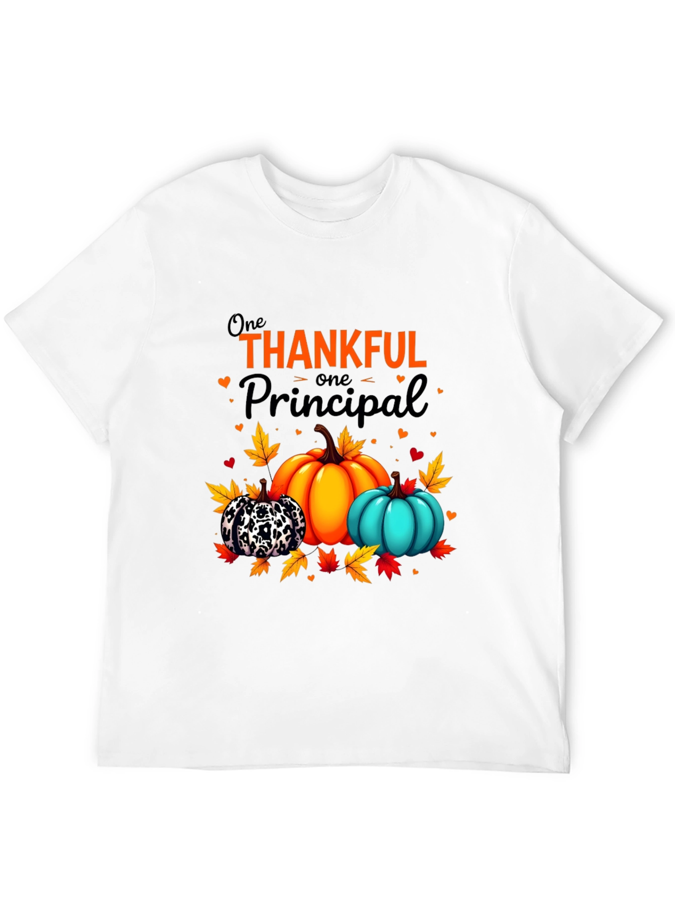 Thankful Principal T-Shirt: Fall Pumpkins