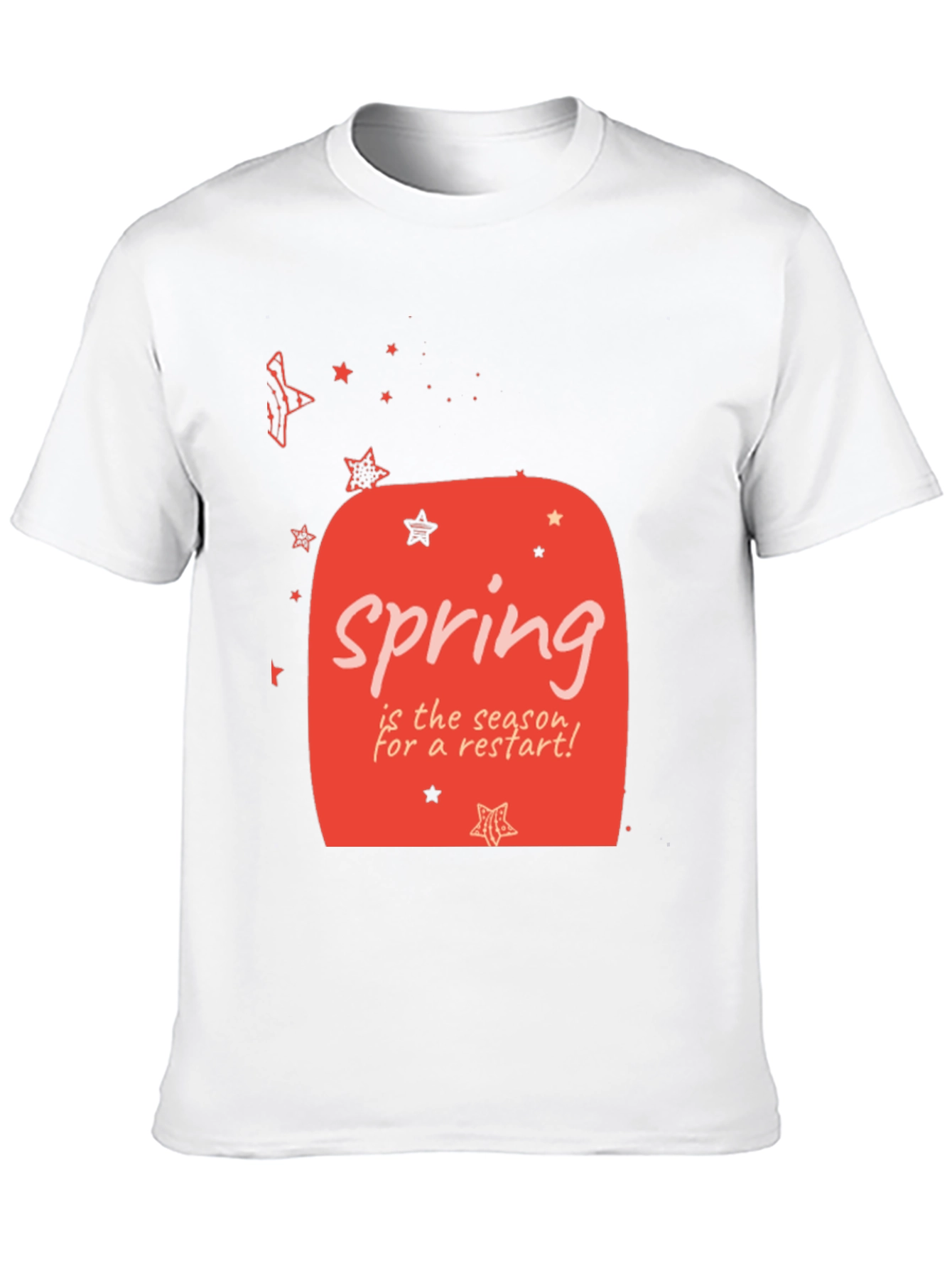 Spring Season Restart T-Shirt Black