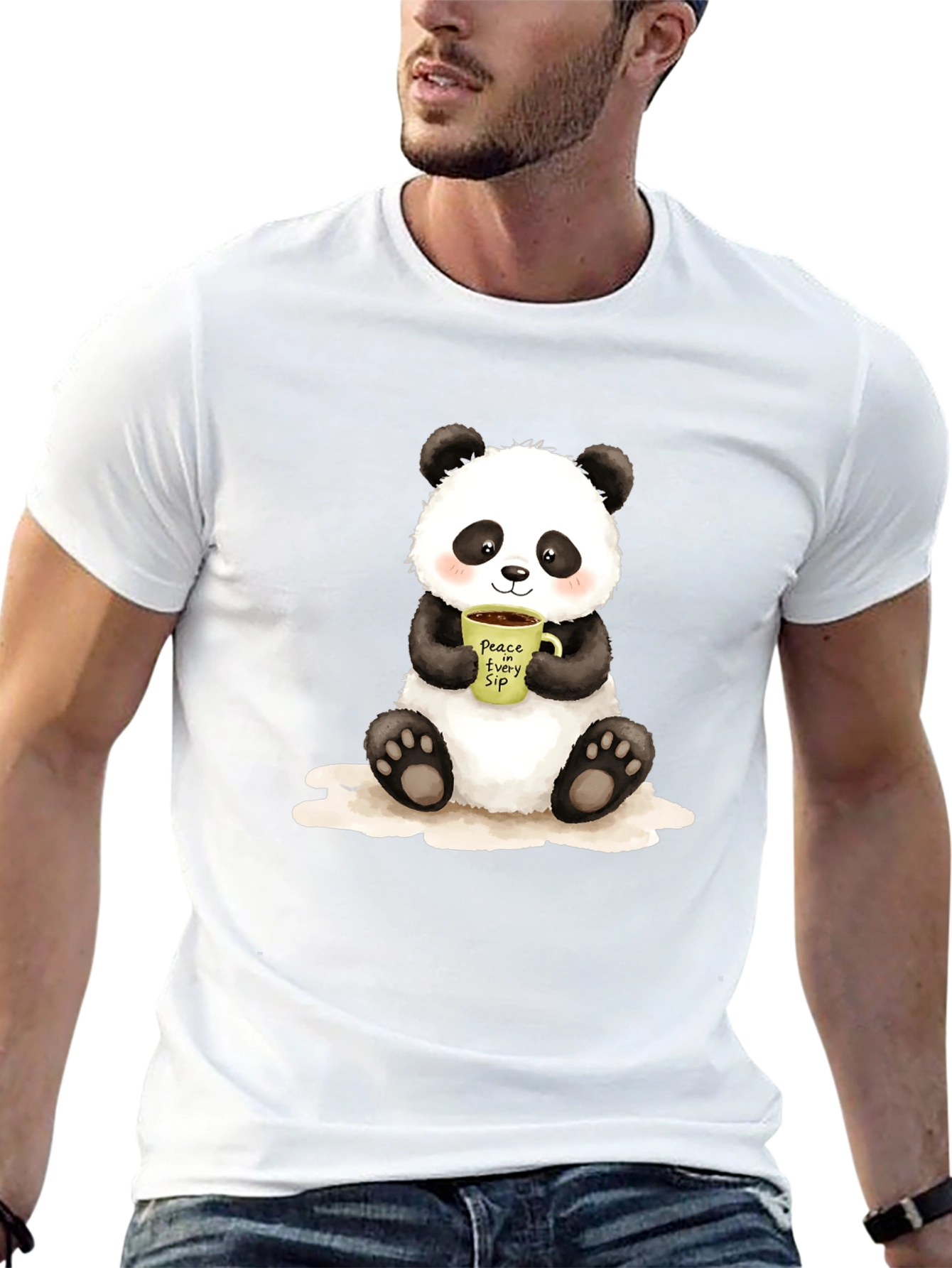 Panda Peace in Every Sip T-Shirt