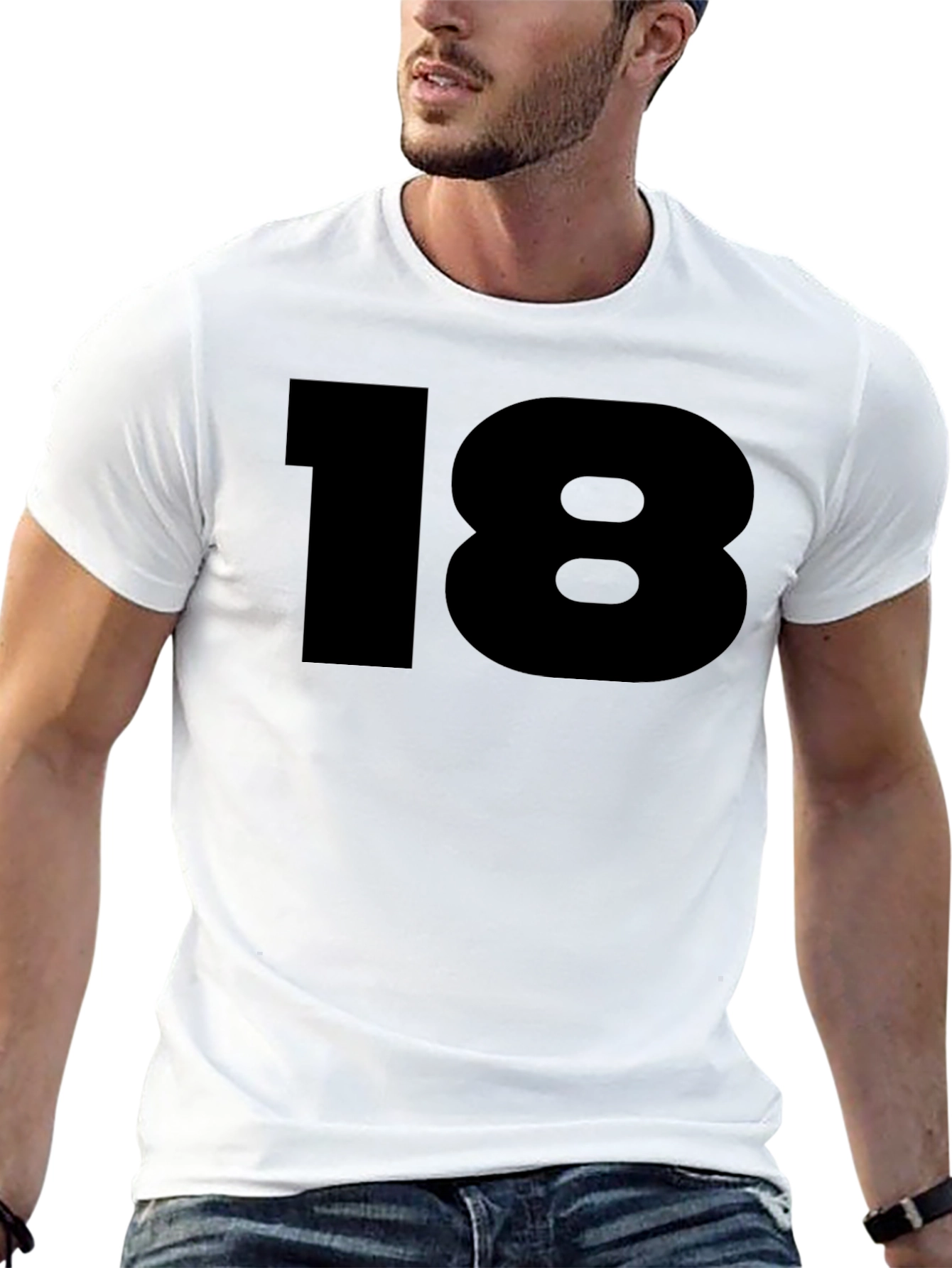 Bold 18 Graphic Tee - Classic Black T-Shirt