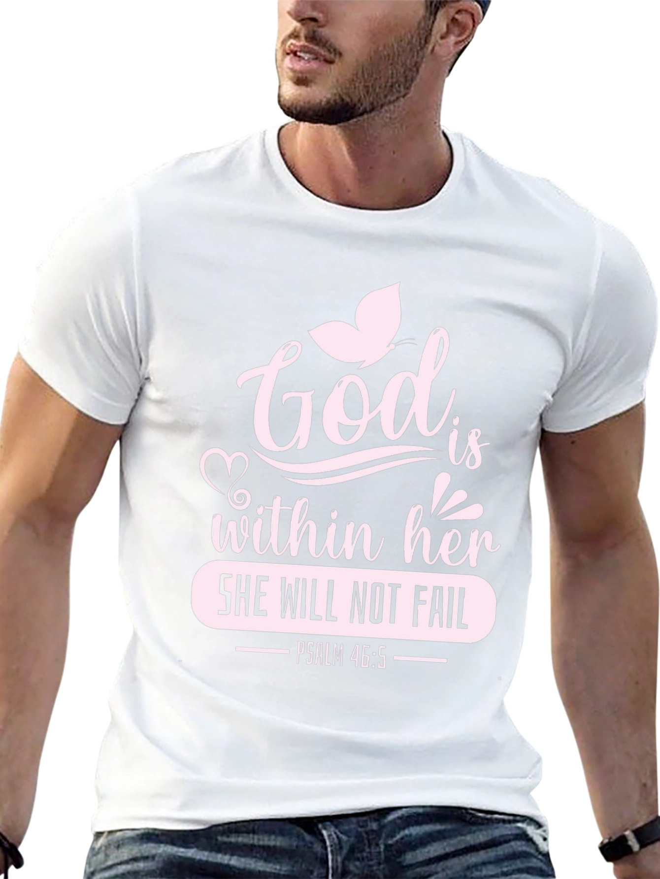 God Is Within Her T-Shirt - Psalm 46:5
