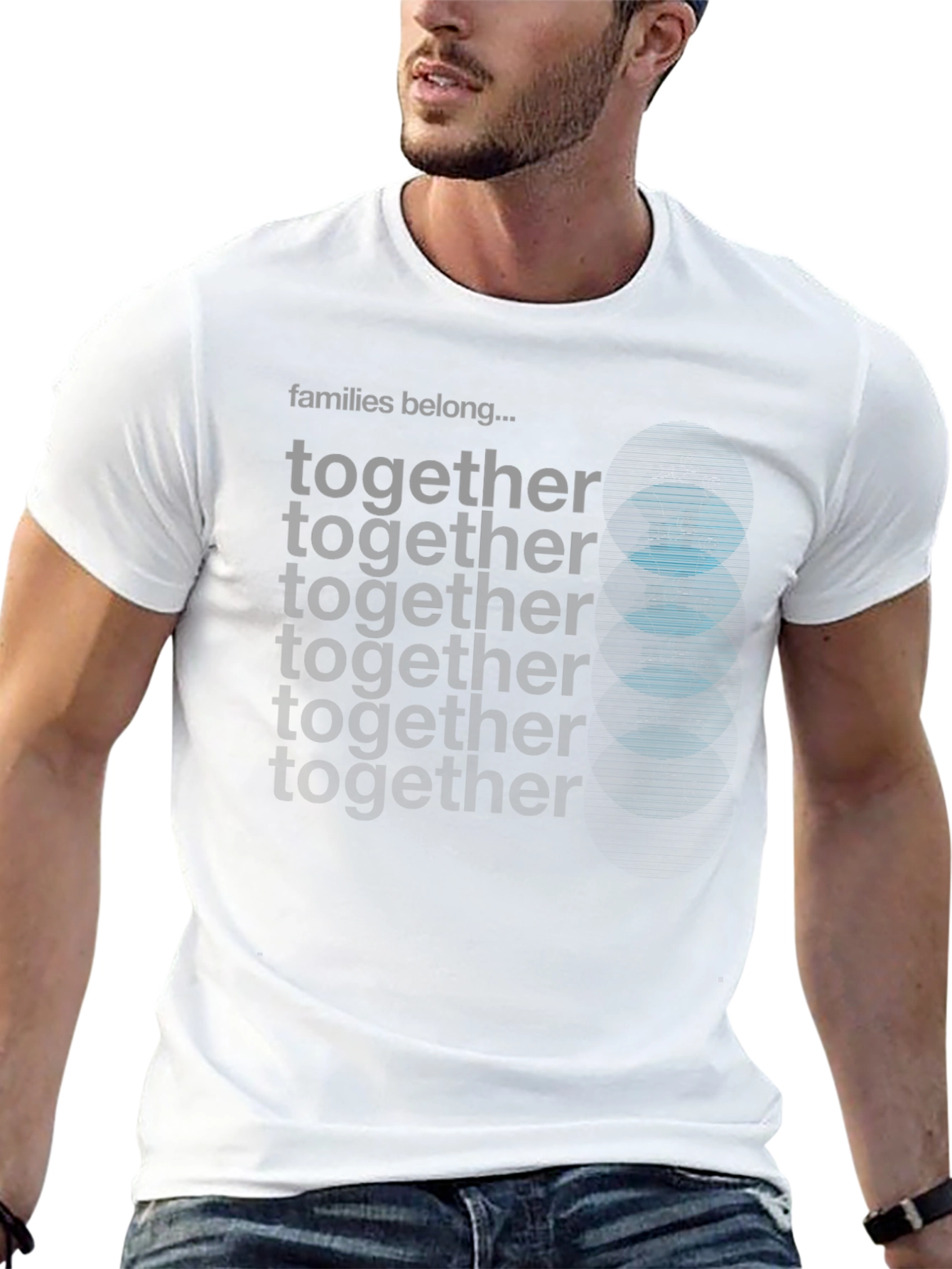 Families Belong Together Black Tee