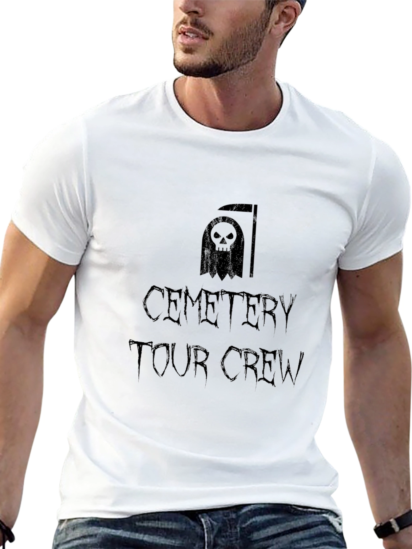 Cemetery Tour Crew Black T-Shirt