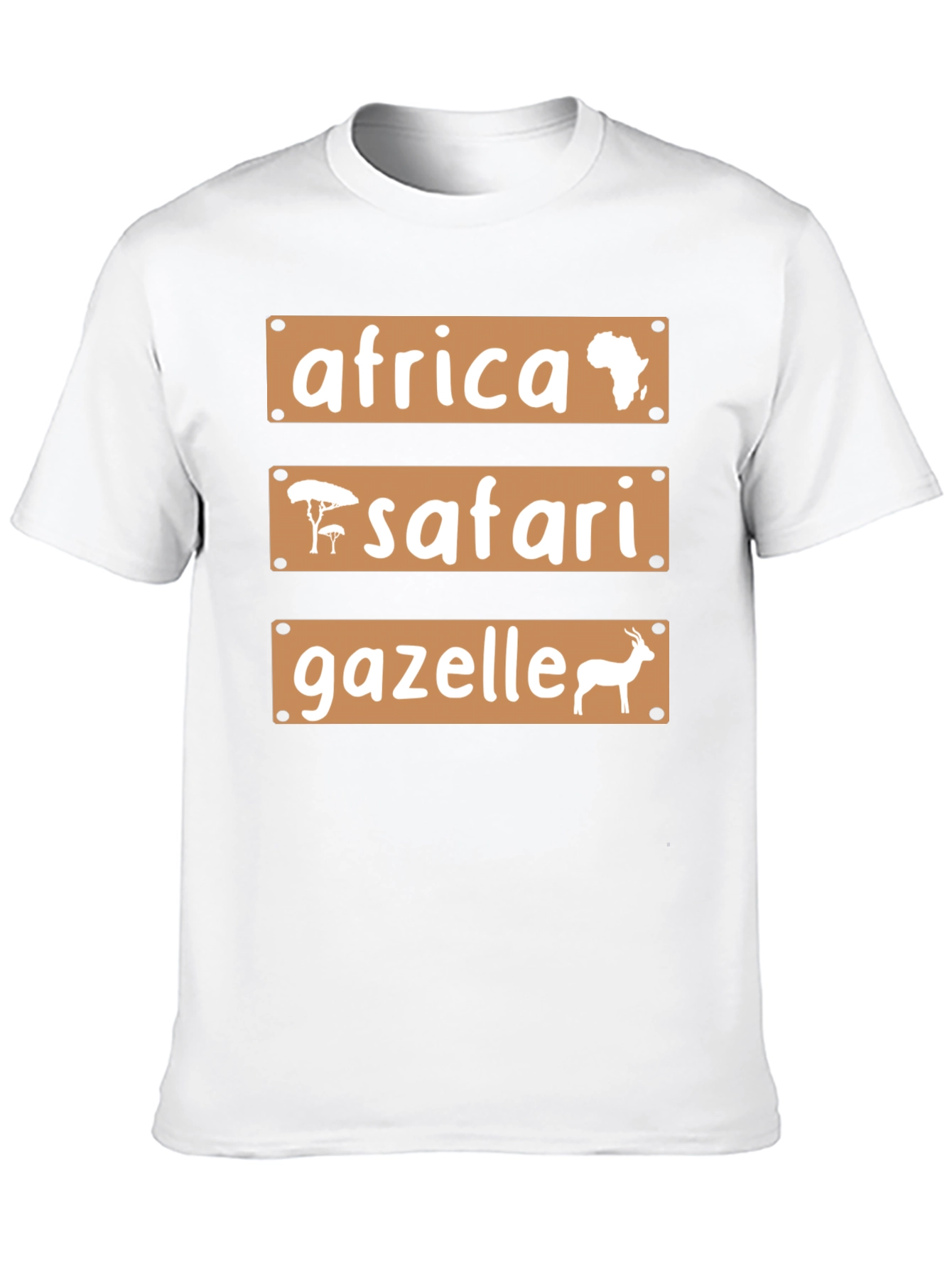 Africa Safari Gazelle Graphic T-Shirt