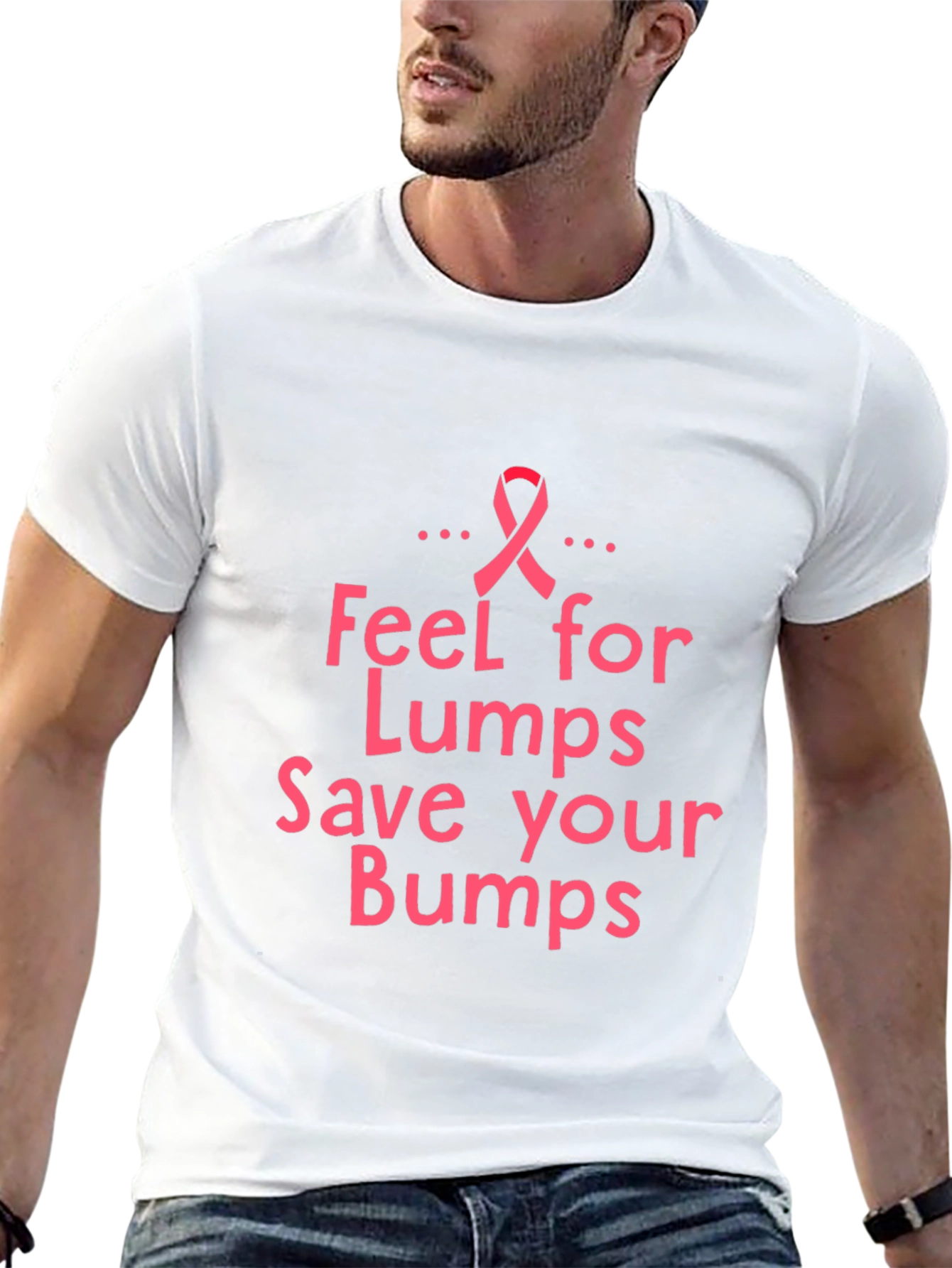 Feel for Lumps Save your Bumps T-shirt