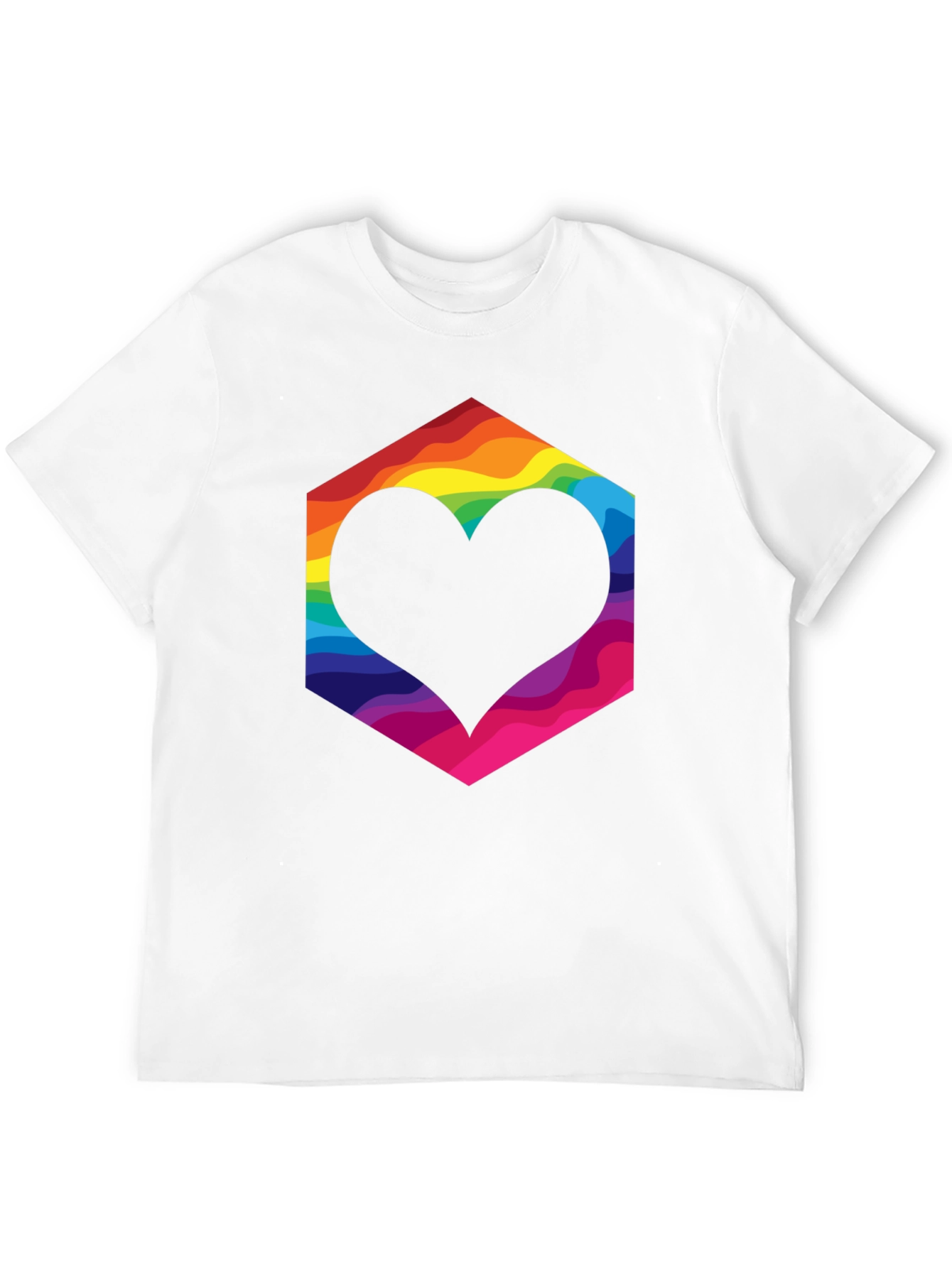 Rainbow Heart Graphic Tee